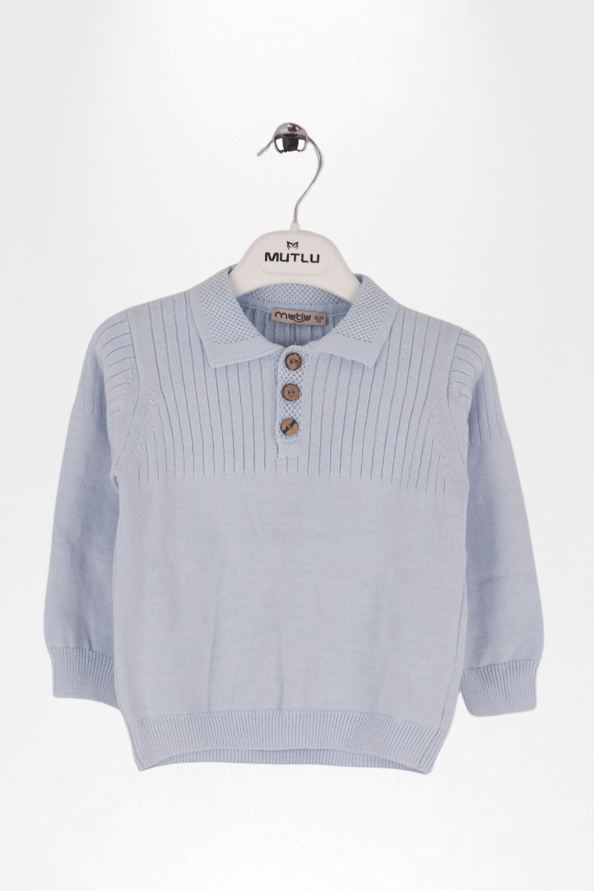 PATLI ERKEK UZUN KOL TRİKO