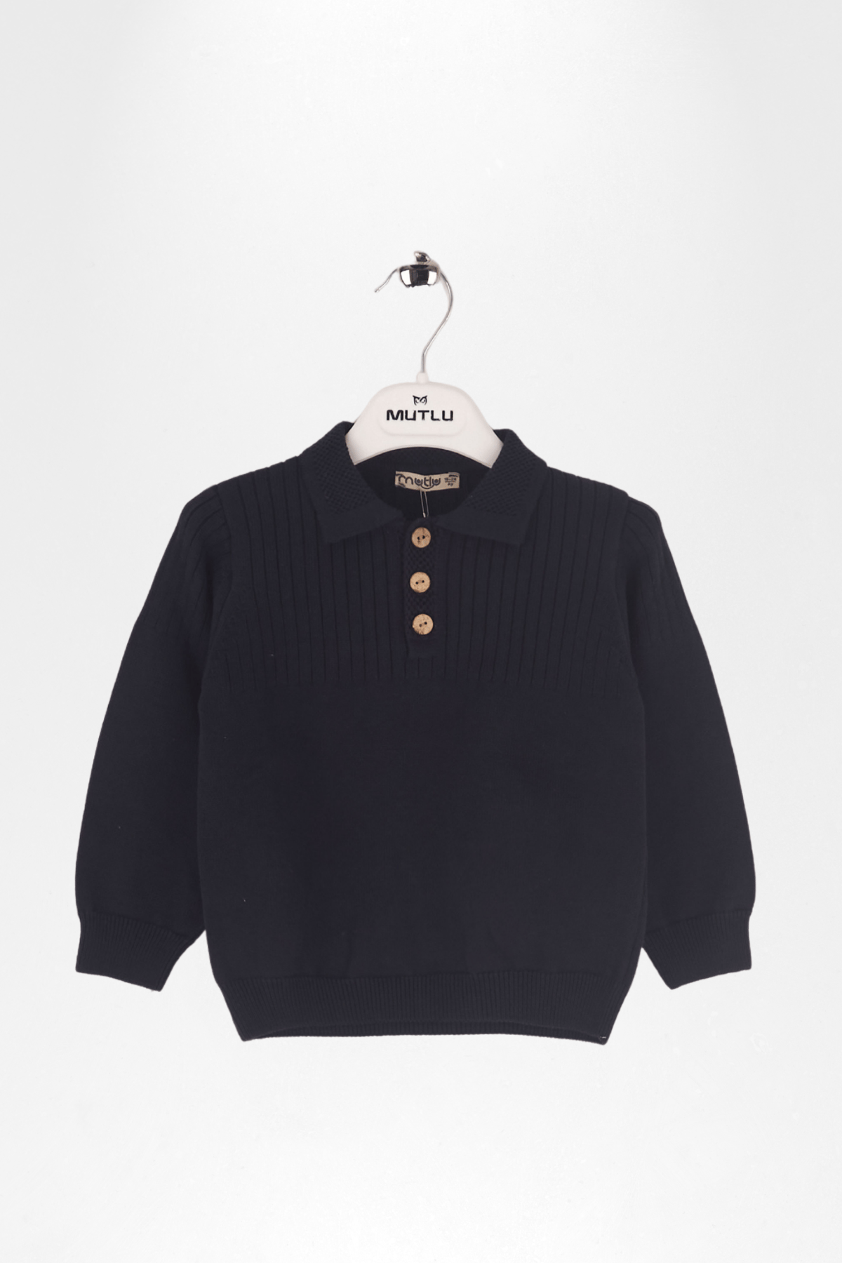 PATLI ERKEK UZUN KOL TRİKO