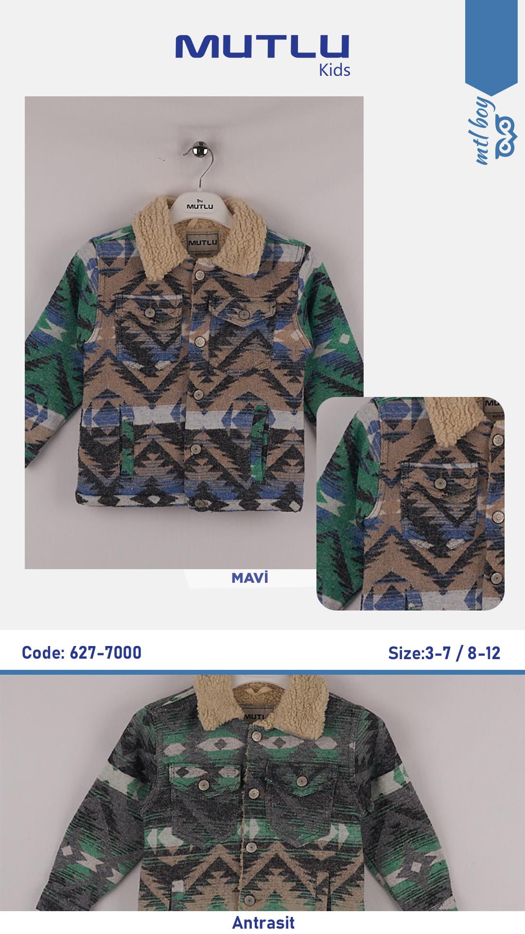 PELUŞ ASTARLI ERKEK CEKET