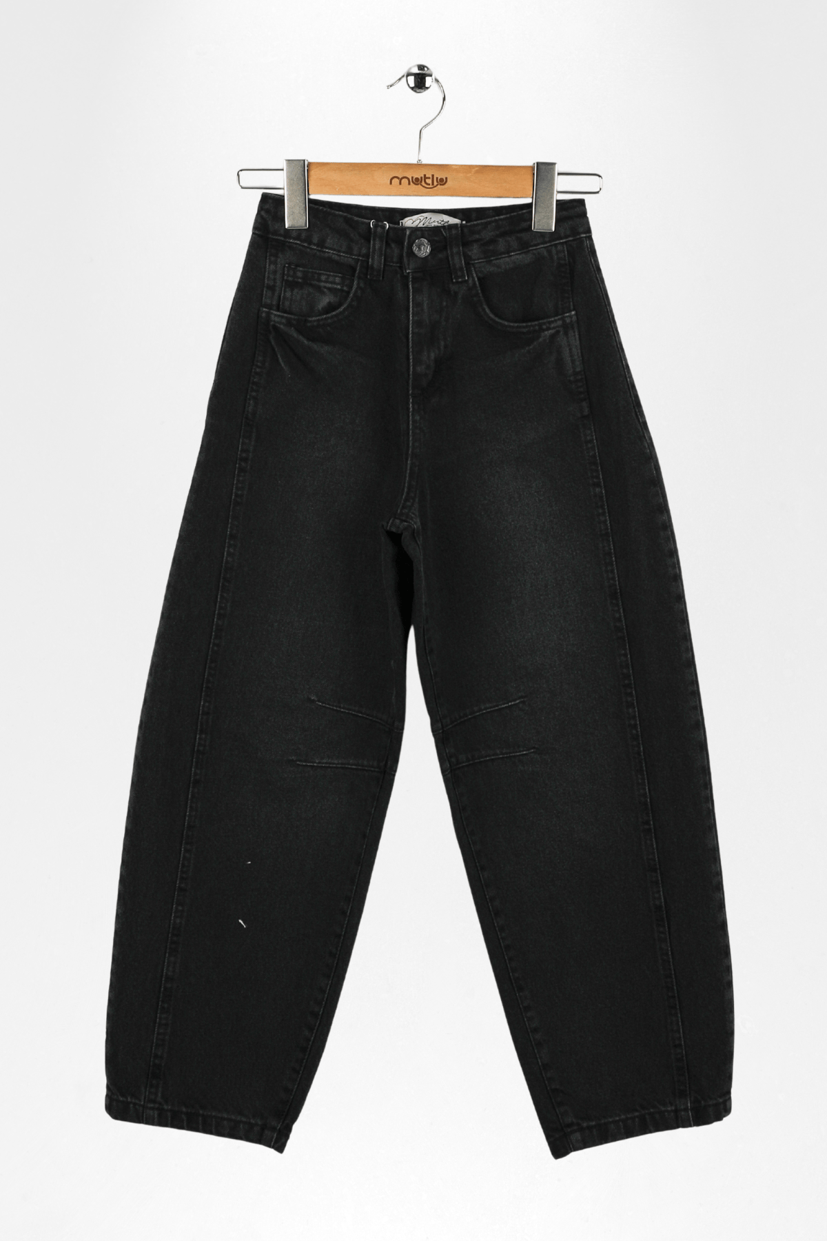 PENS DETAYLI KIZ BAGGY PANTOLON