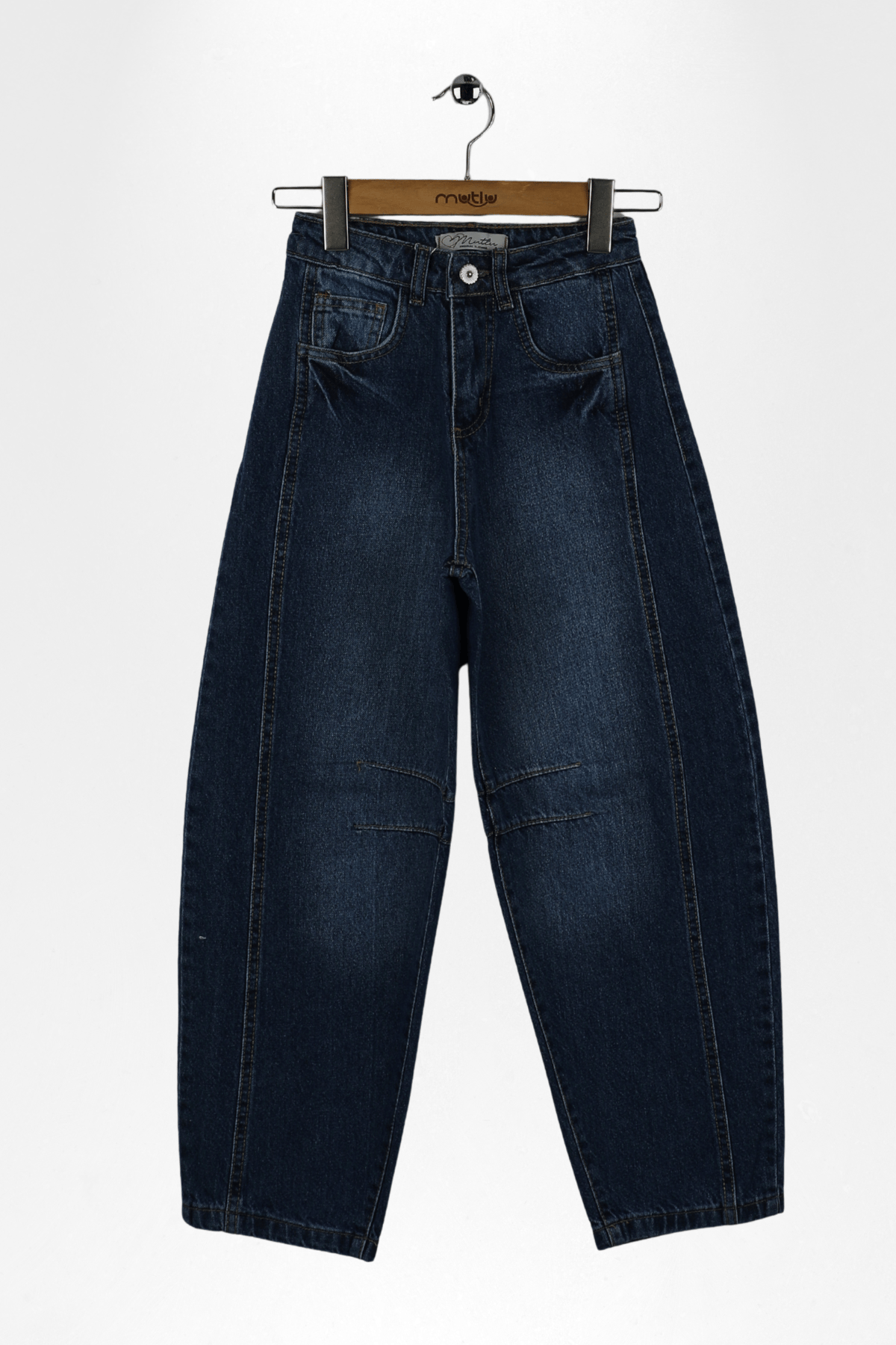 PENS DETAYLI KIZ BAGGY PANTOLON