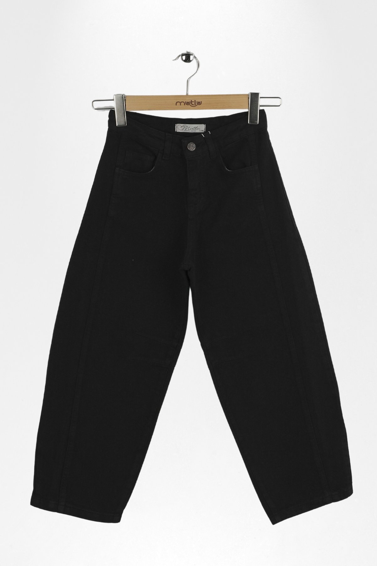 PENSLİ KIZ GABARDİN BAGGY PANTOLON