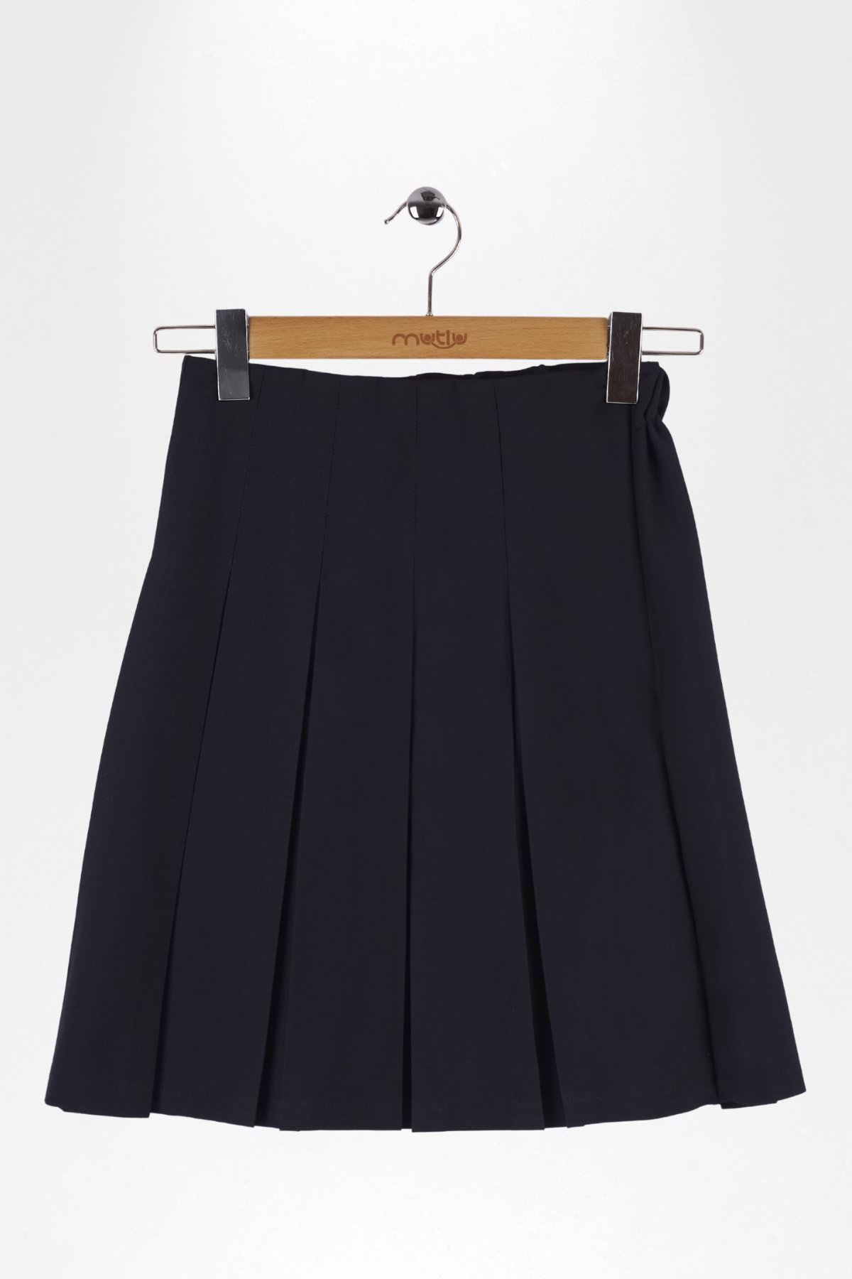 PİLELİ KIZ GABARDİN ETEK