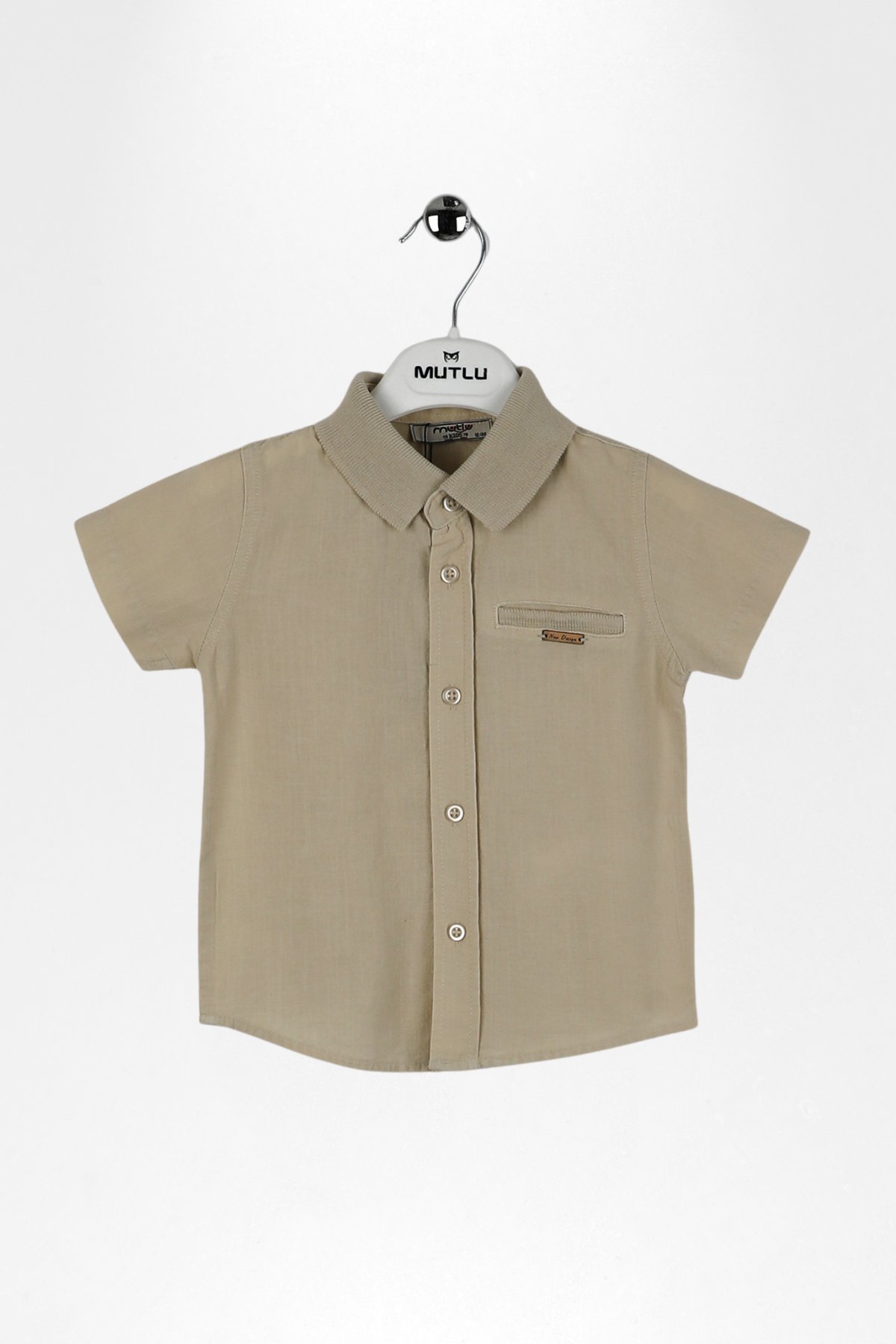 RİBANA YAKALI ERKEK KETEN GÖMLEK