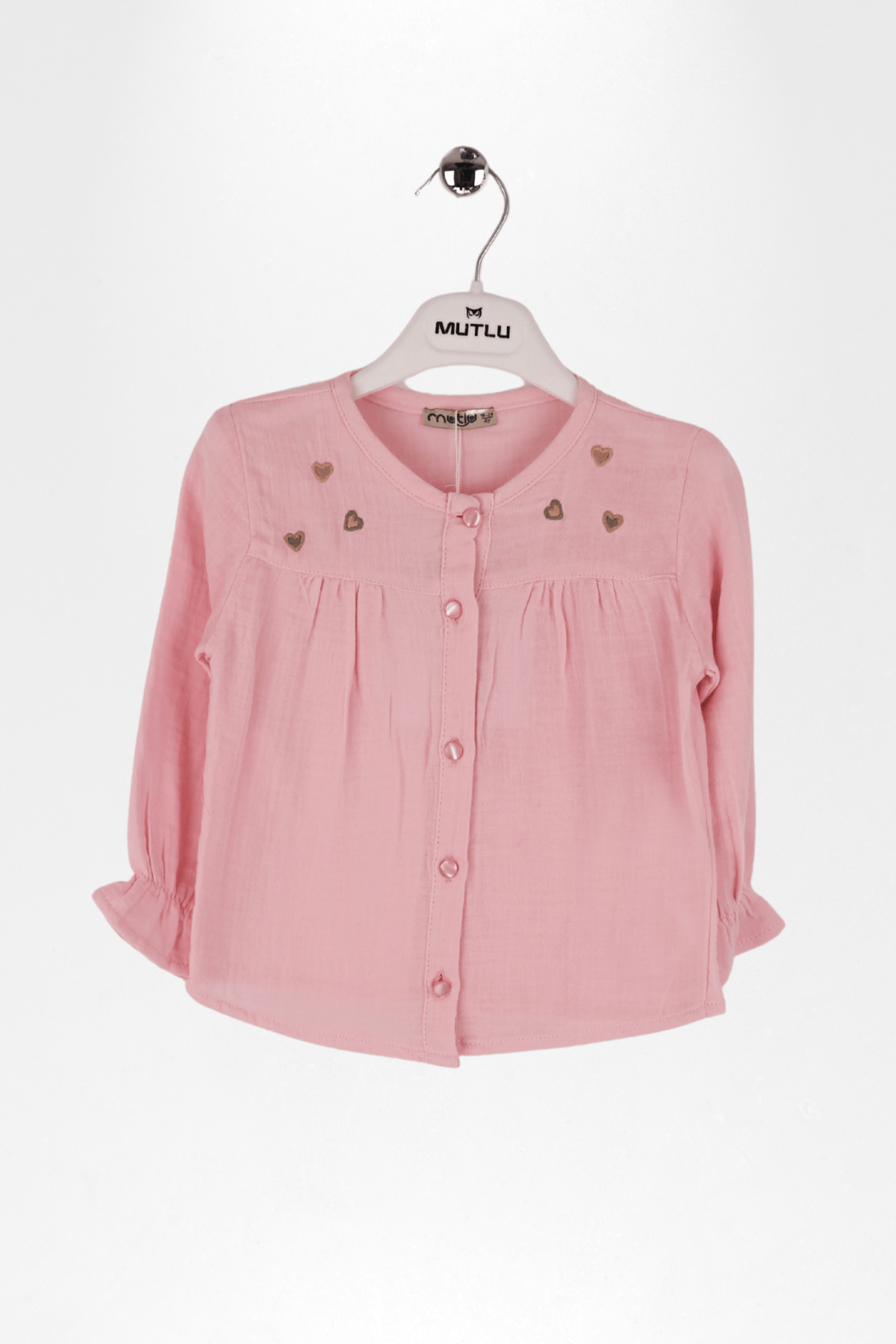 ROBA NAKIŞLI KIZ MÜSLİN GÖMLEK