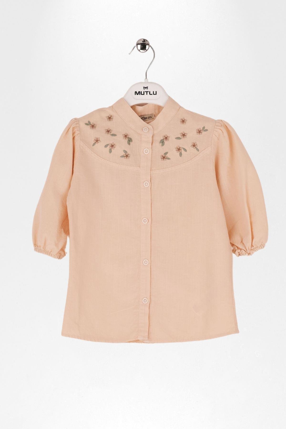 ROBADAN NAKIŞLI KIZ GÖMLEK