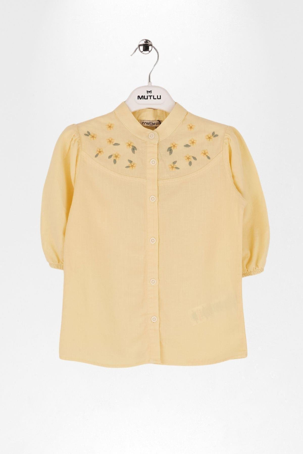 ROBADAN NAKIŞLI KIZ GÖMLEK