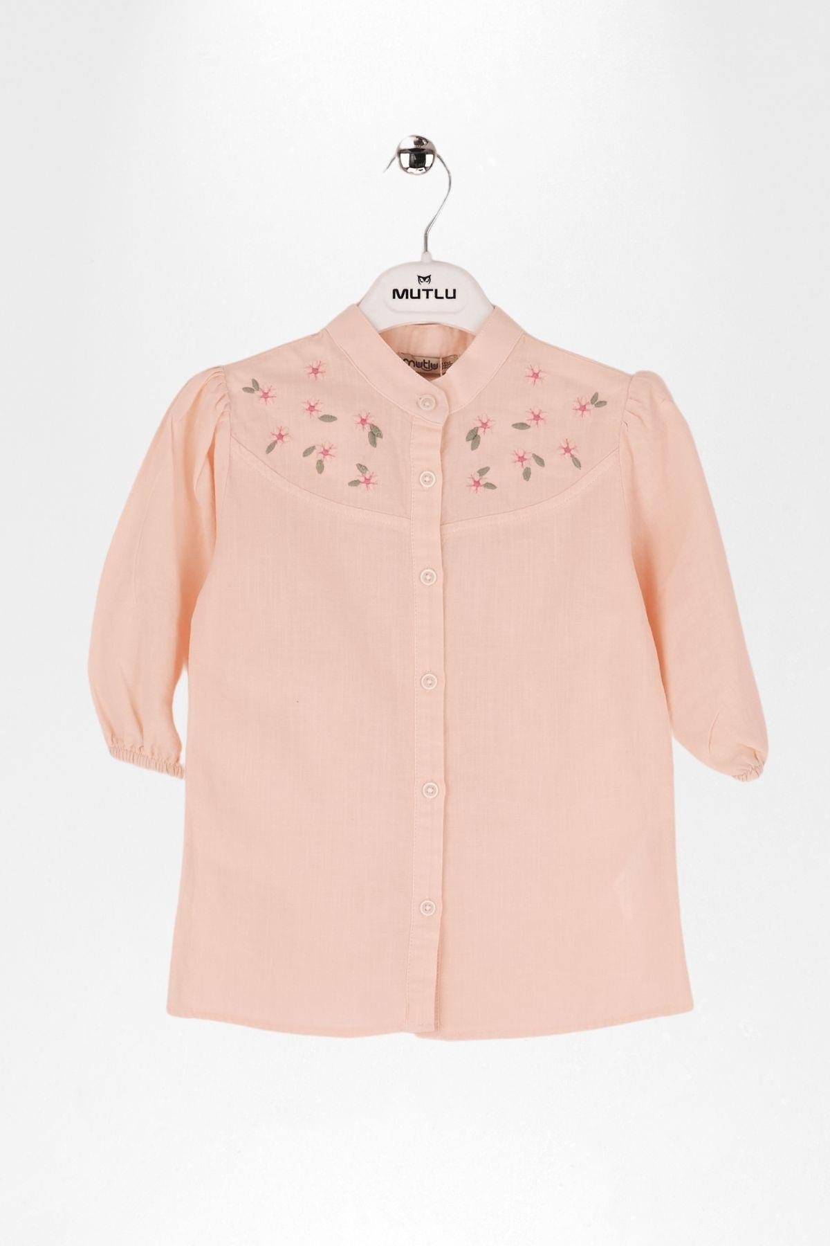 ROBADAN NAKIŞLI KIZ GÖMLEK