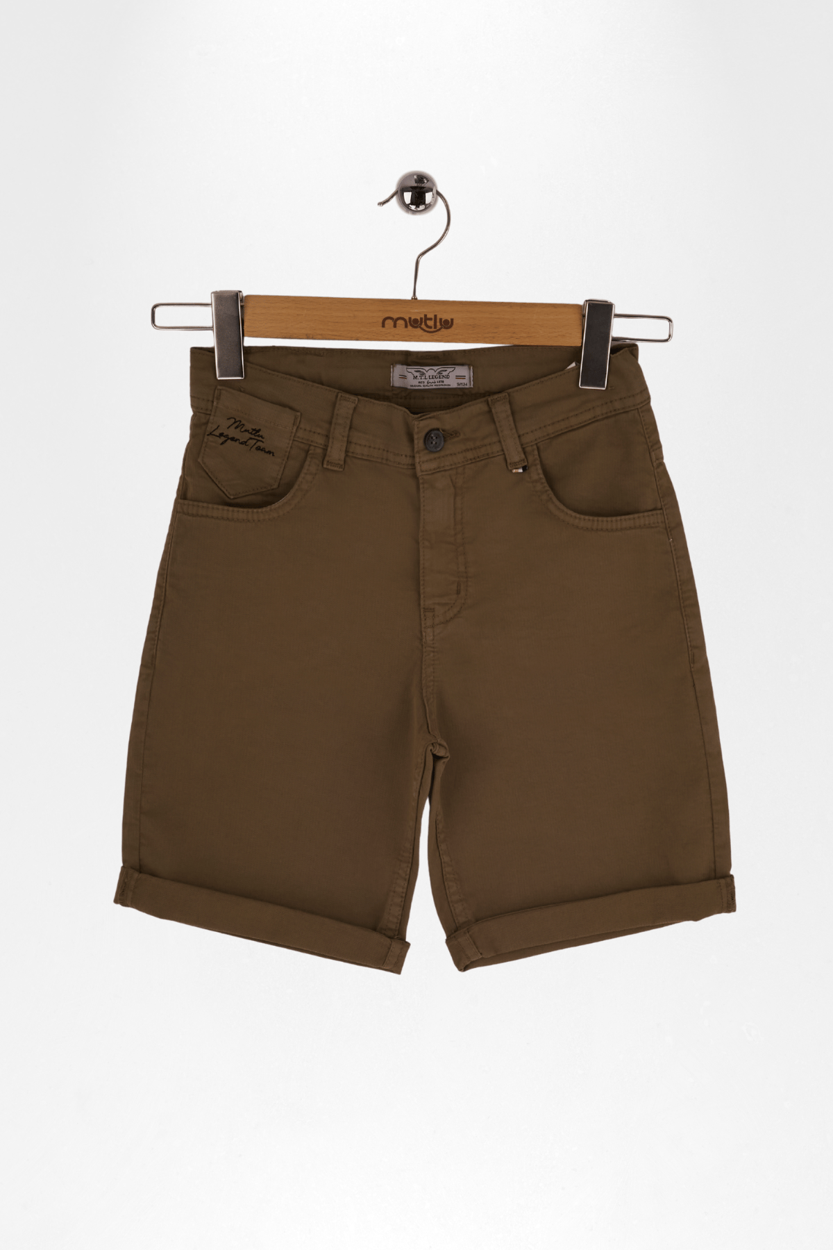 SAAT CEP NAKIŞLI ERKEK BERMUDA