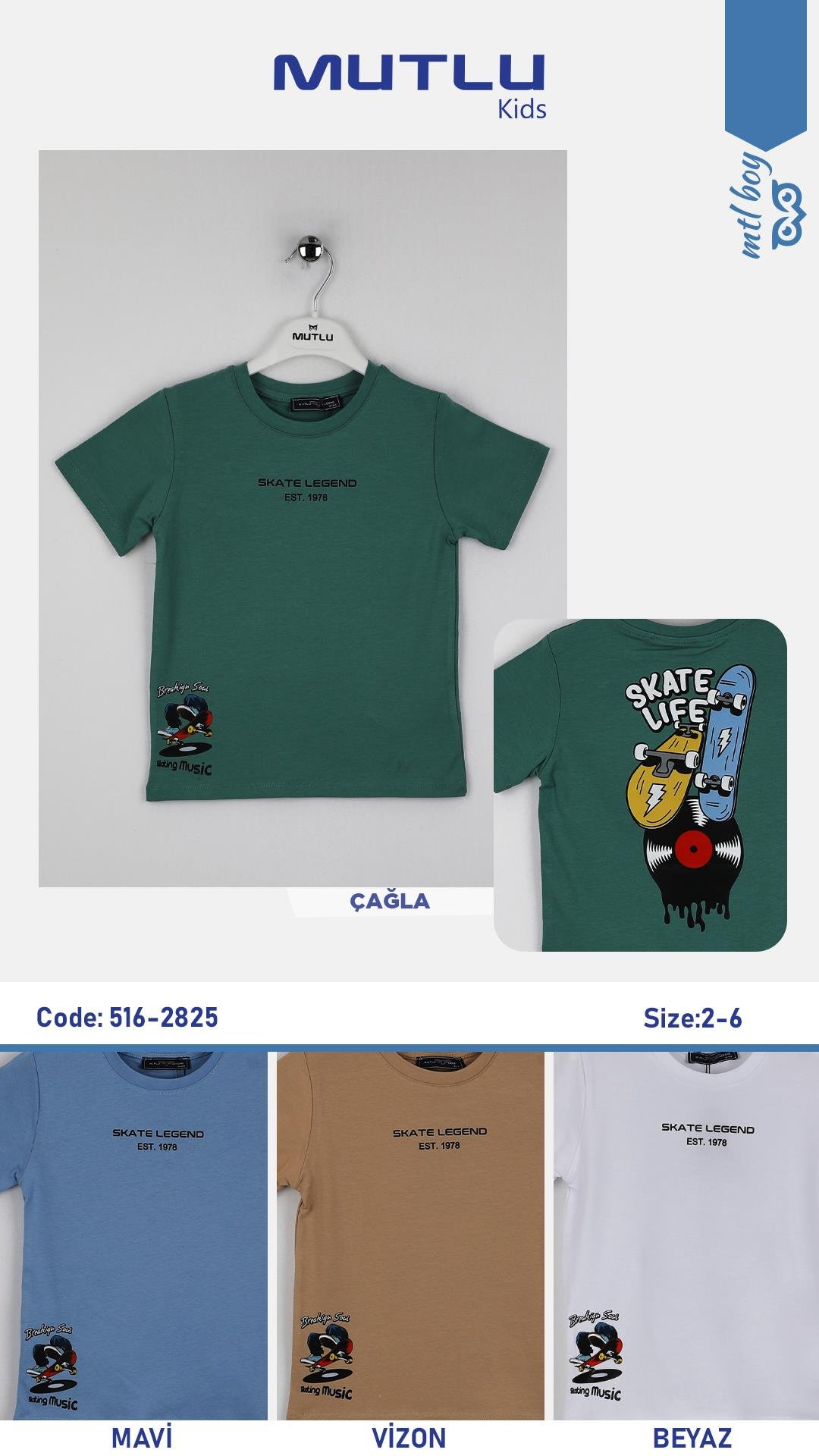 SIRT BASKILI ERKEK TSHIRT