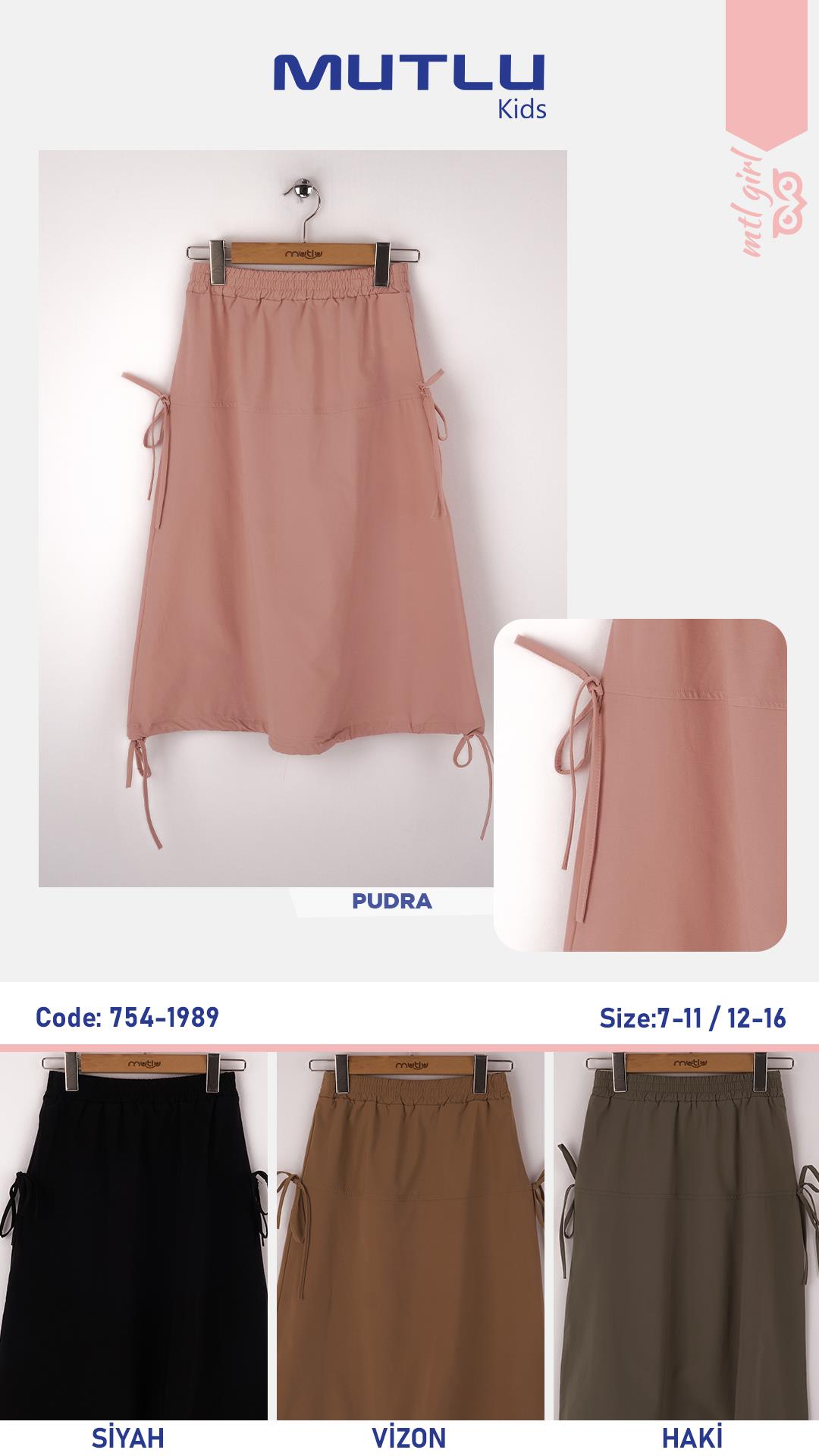 SÜS BAĞCIKLI KIZ ETEK