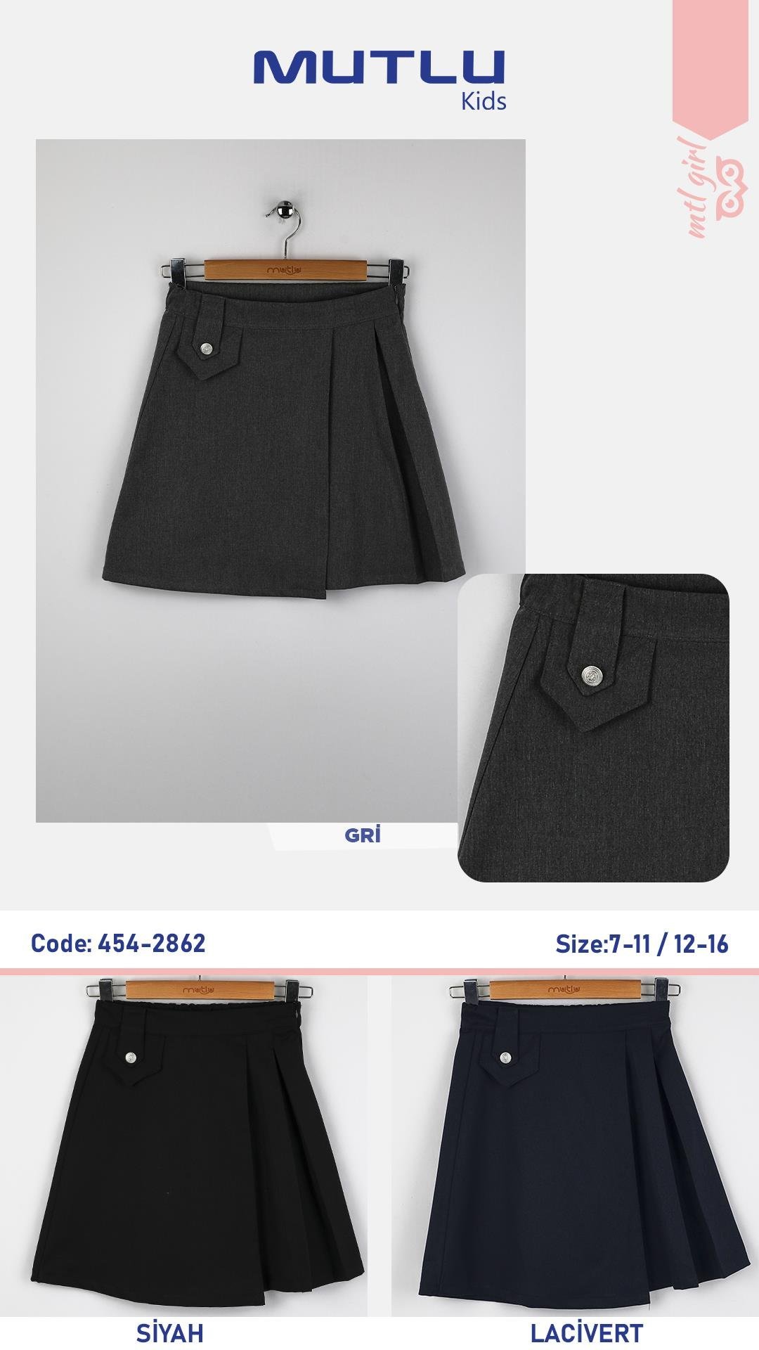 SÜS KAPAKLI KIZ OKUL ETEK