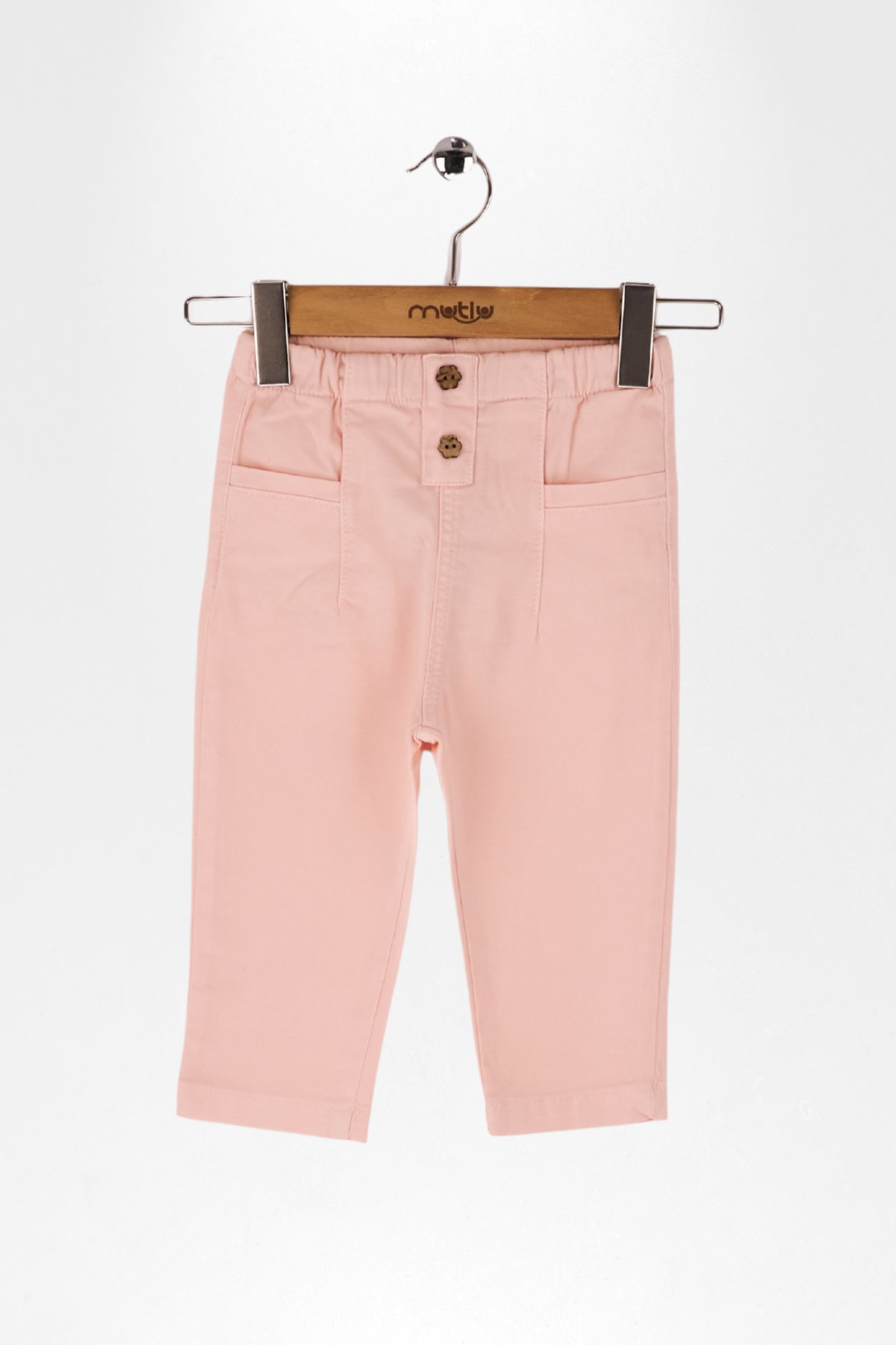 SÜS PATLI KIZ GABARDİN PANTOLON