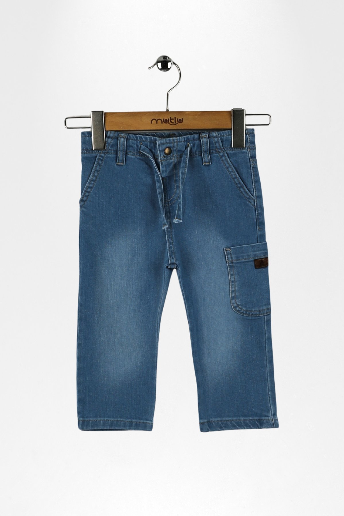 TAKMA CEPLİ ERKEK DENİM PANTOLON