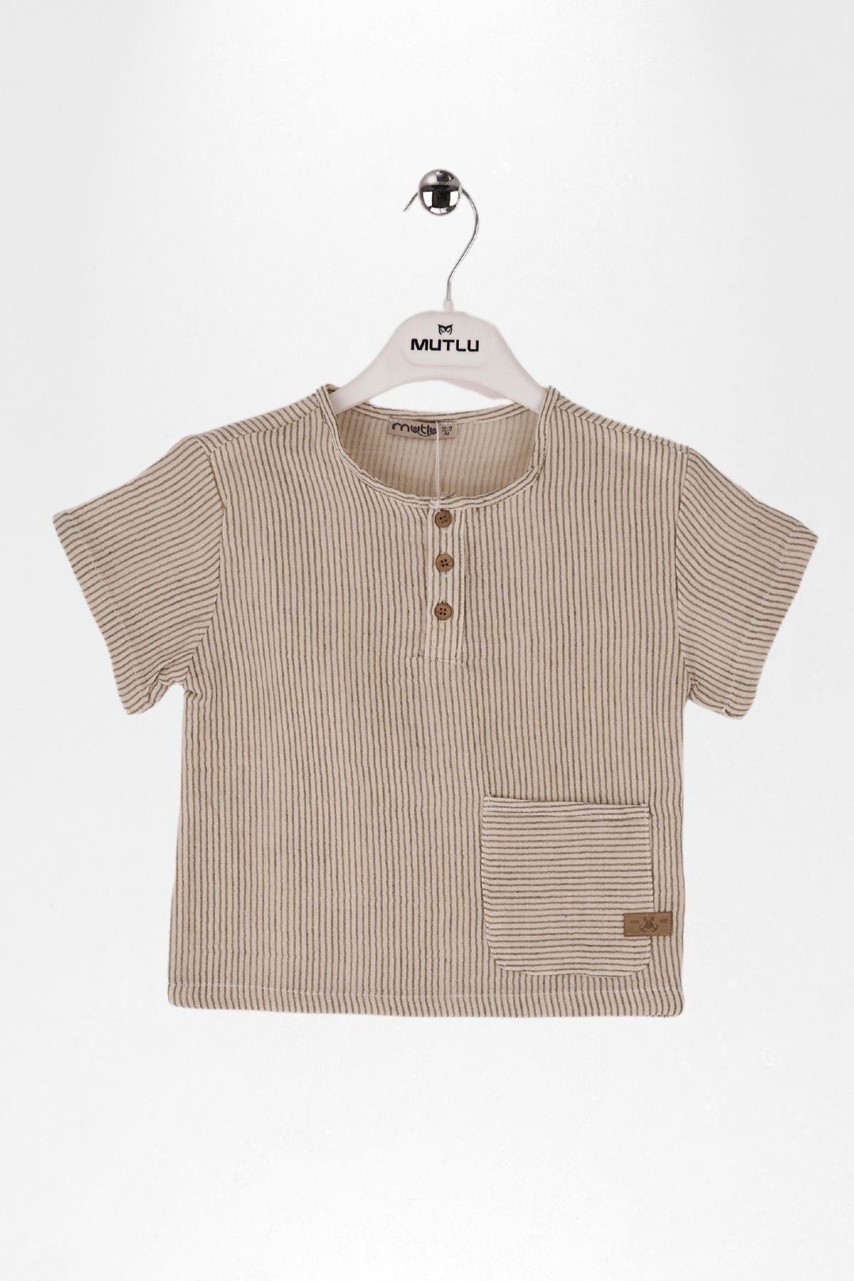 TEK CEPLİ ERKEK MÜSLİN GÖMLEK