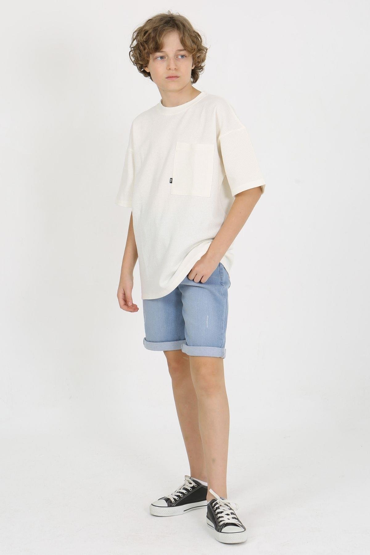 TEK CEPLİ ERKEK OVERSİZE TSHIRT