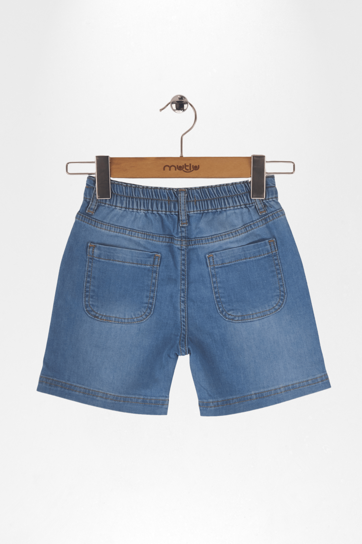 TEK PİLELİ ERKEK KOT ŞORT