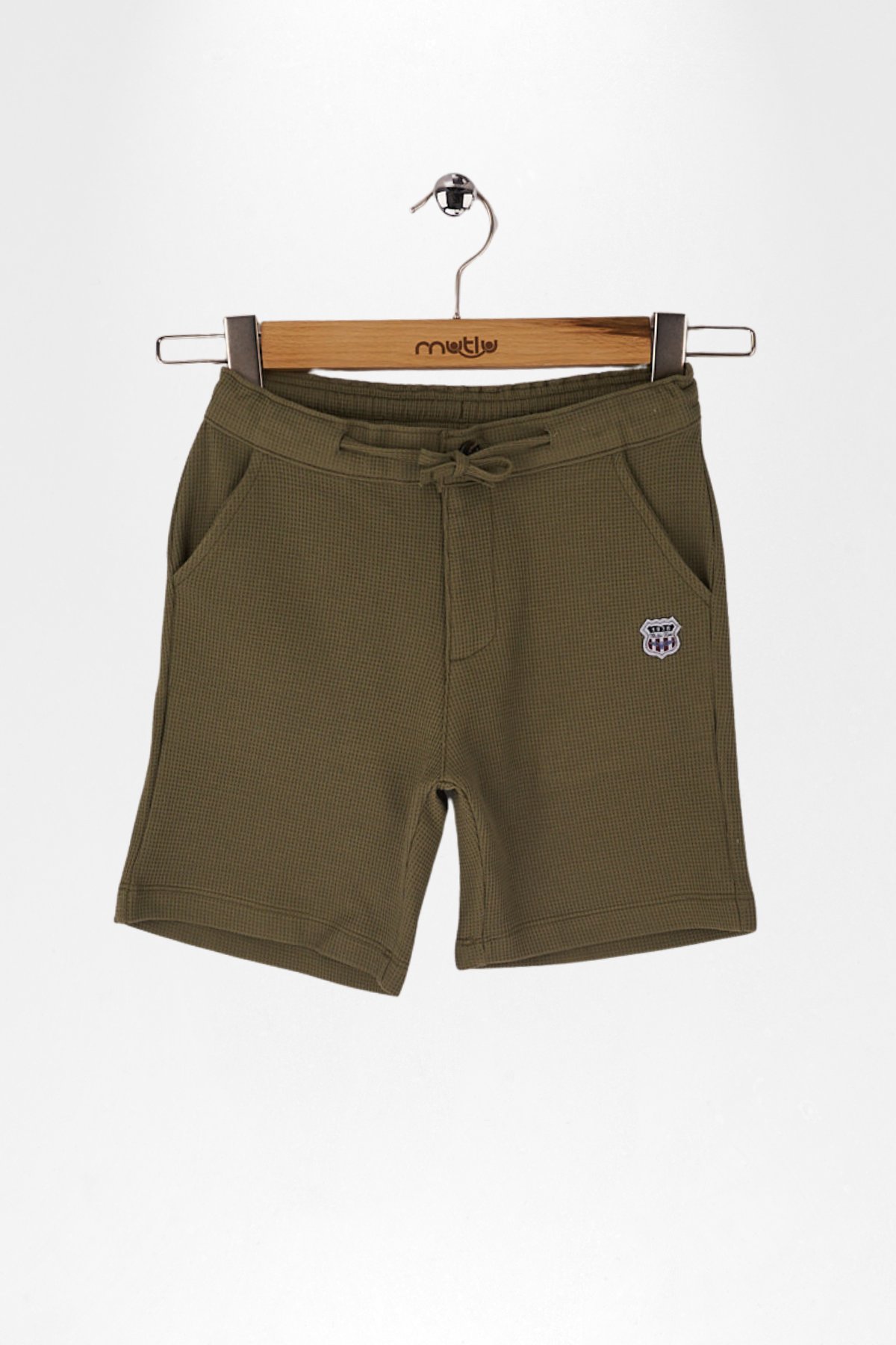 URT BEL LASTİKLİ WAFFLE ERKEK BERMUDA