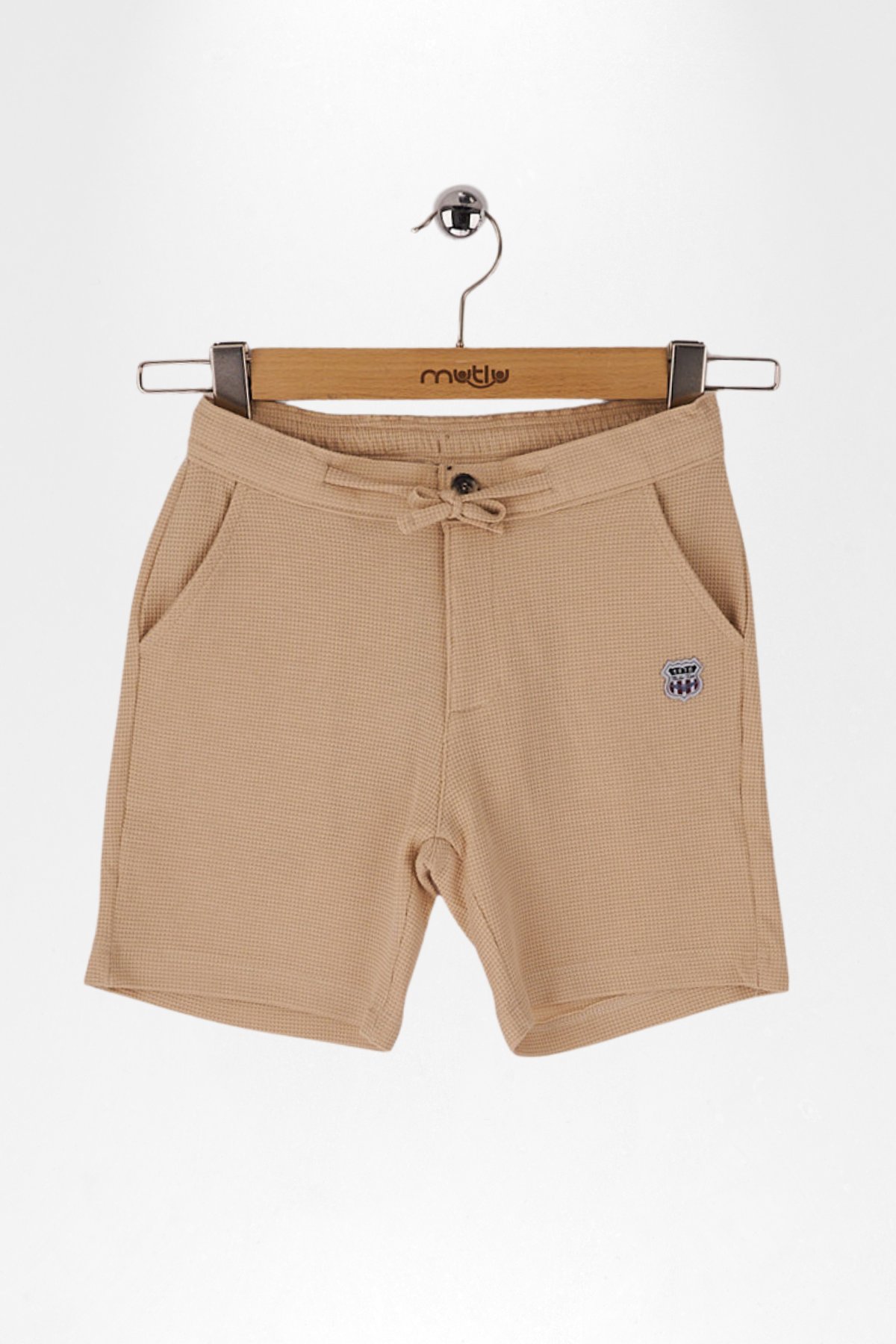 URT BEL LASTİKLİ WAFFLE ERKEK BERMUDA