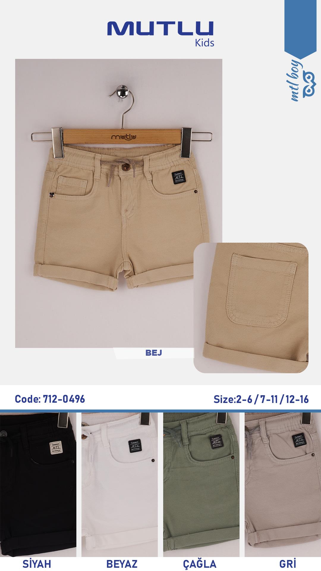 URT MTL ARMALI ERKEK ŞORT