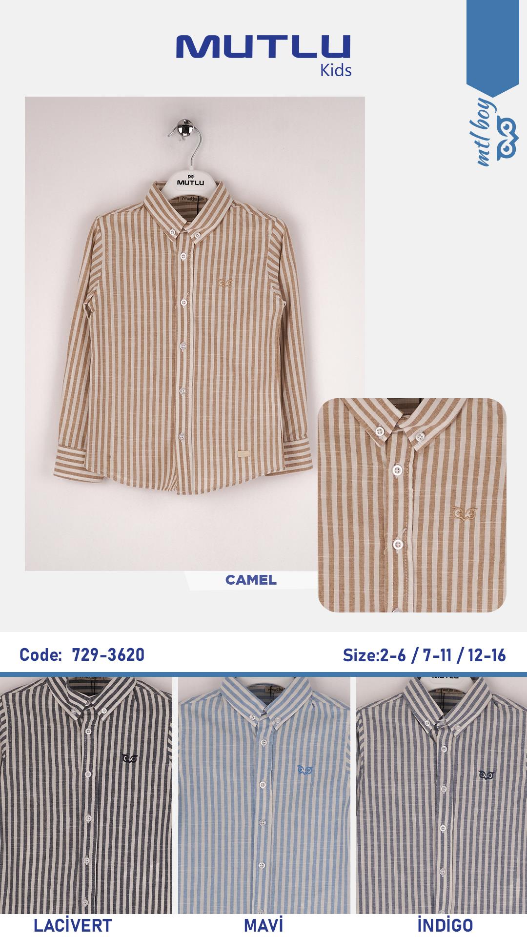 UZUN KOLLU ERKEK GÖMLEK