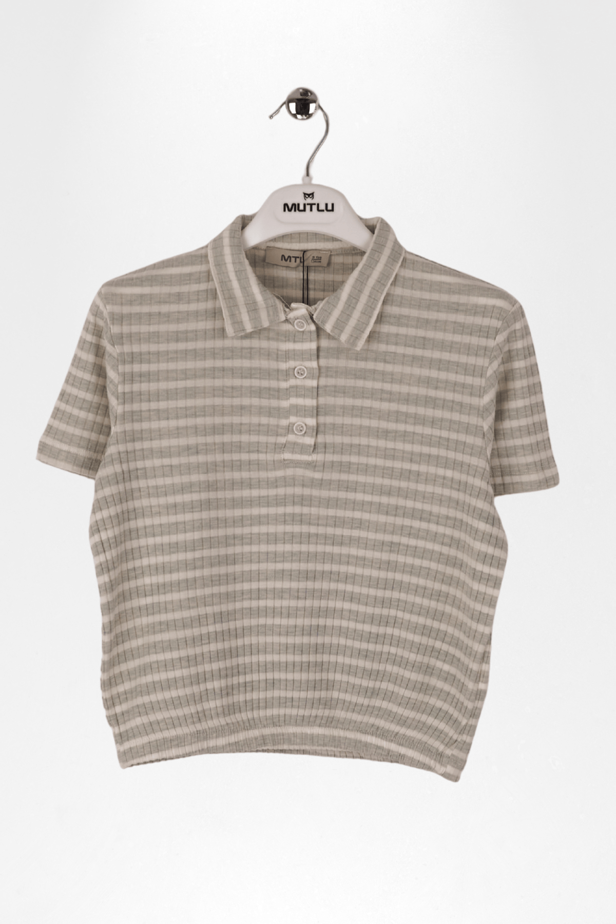 YAKALI ÇİZGİLİ KIZ TSHIRT