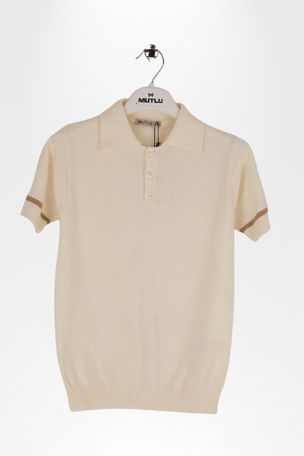 YAKALI KOLU ŞERİTLİ ERKEK TRİKO