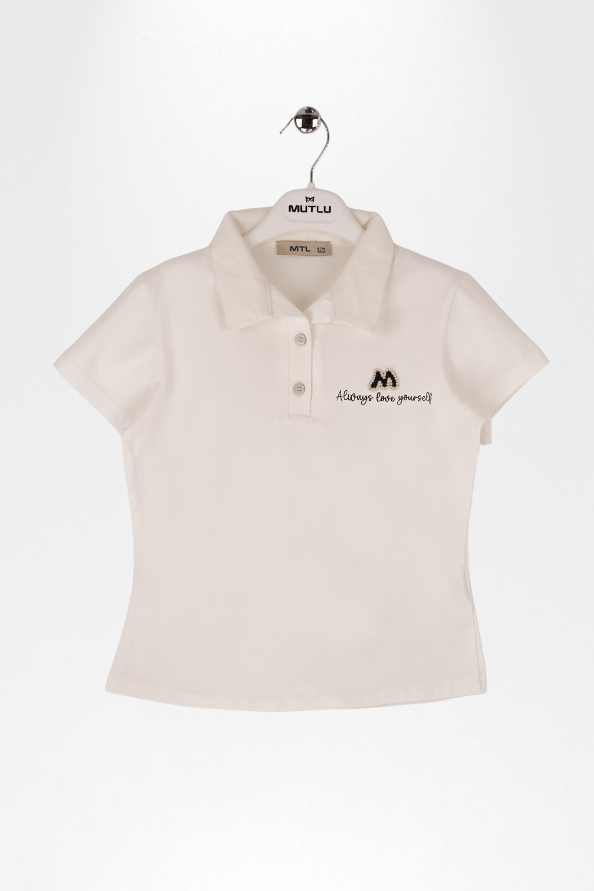 YAKALI PATLI KIZ TSHIRT