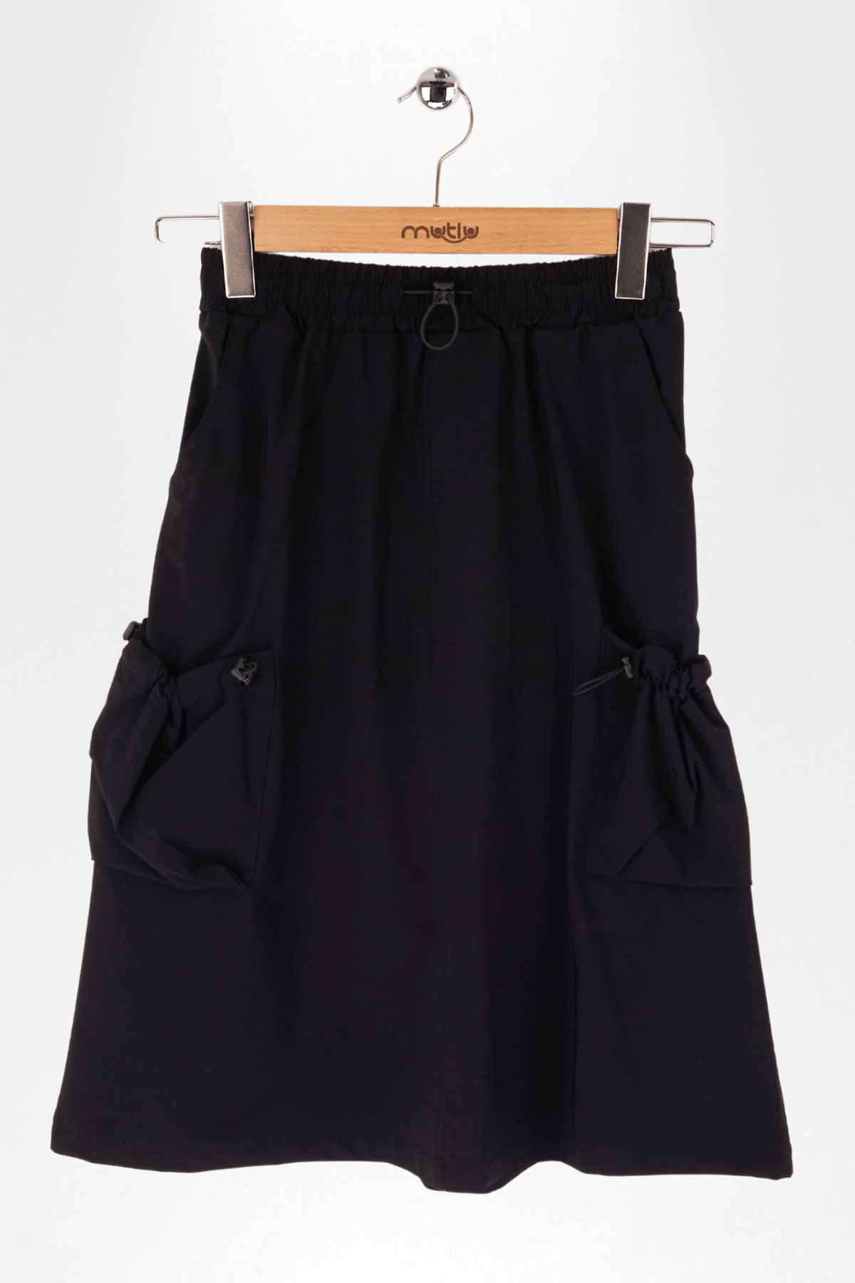 YAN CEPLİ MİCRO KIZ ETEK