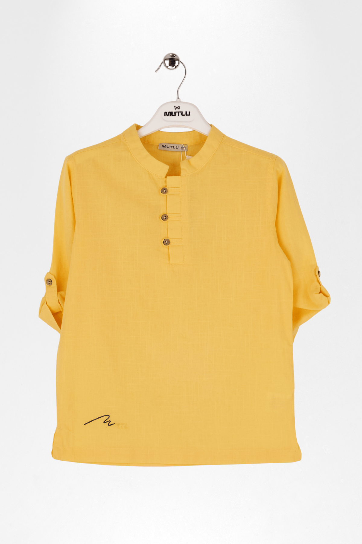 YARIM PATLI HAKİM YAKA ERKEK GÖMLEK