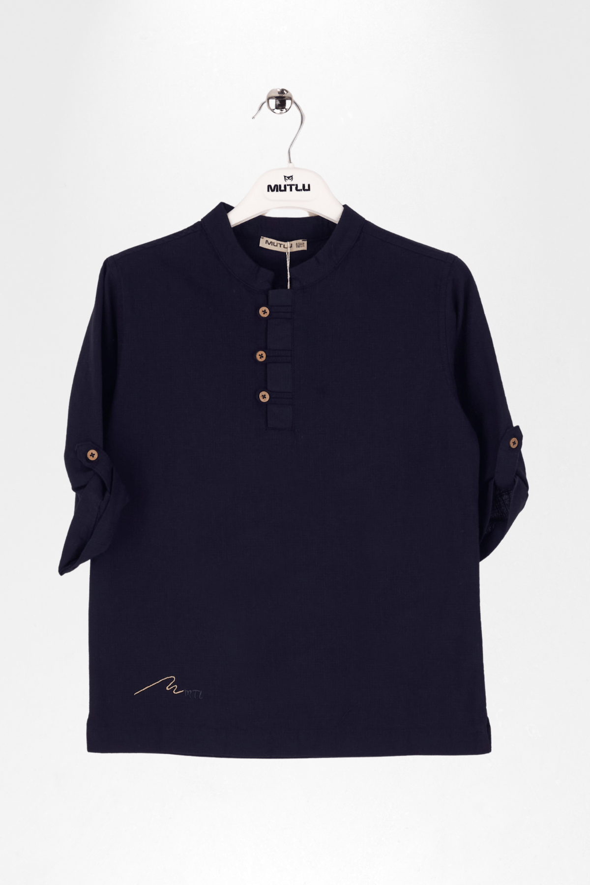 YARIM PATLI HAKİM YAKA ERKEK GÖMLEK