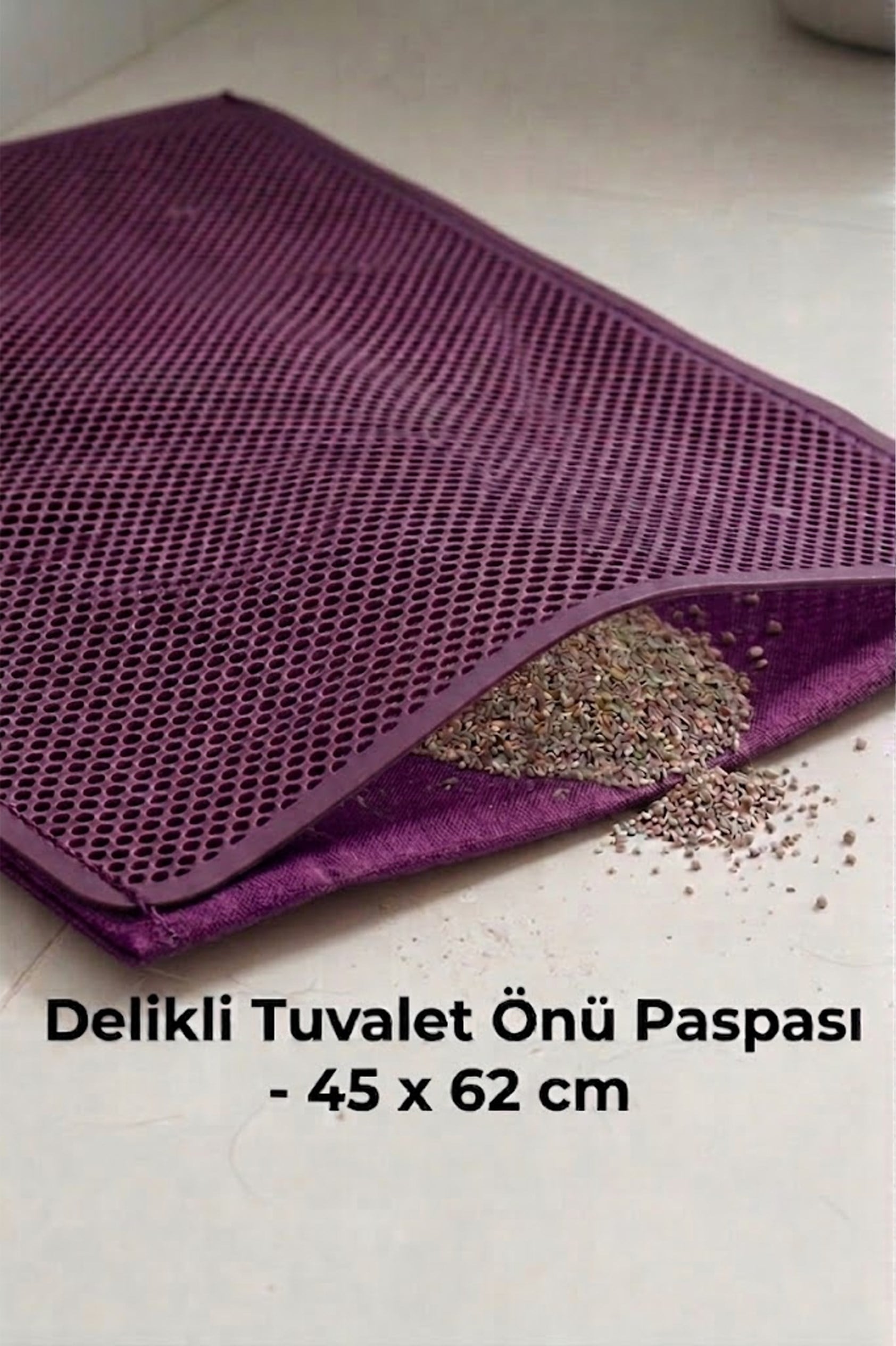  Elekli Kedi Tuvaleti Önü Paspası