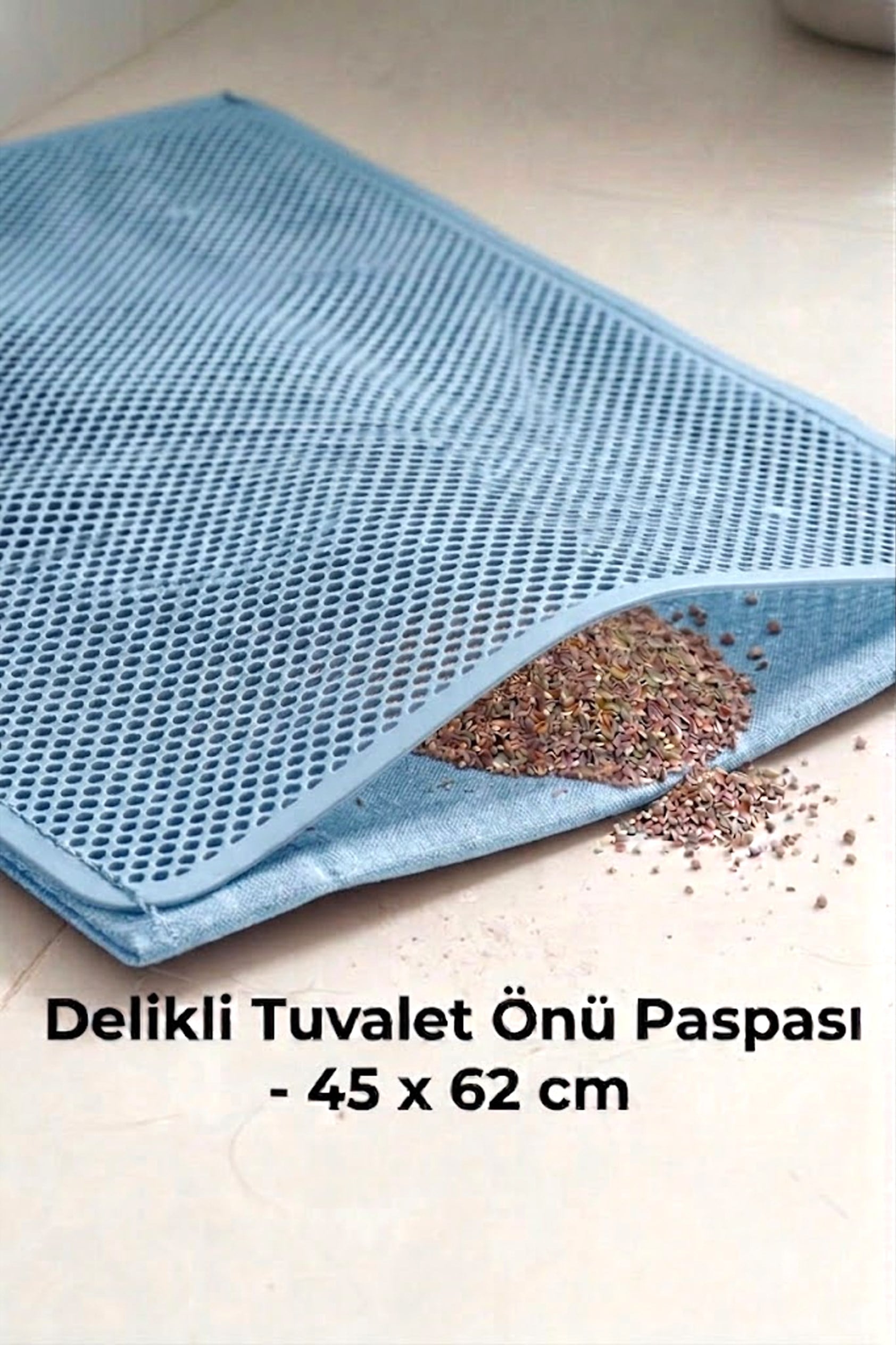  Elekli Kedi Tuvaleti Önü Paspası