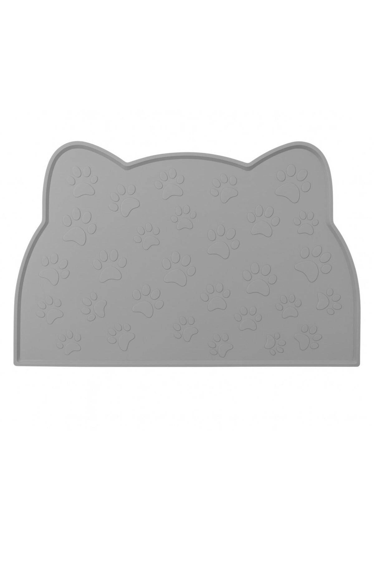 %100 Silikon Kaymaz Kedi Mama Matı (42x28 cm)