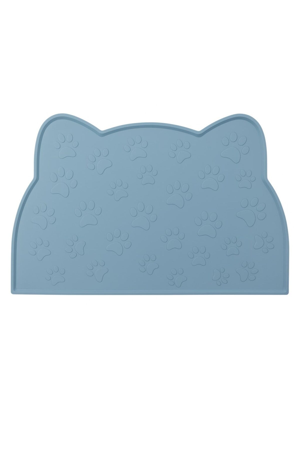 %100 Silikon Kaymaz Kedi Mama Matı (42x28 cm)