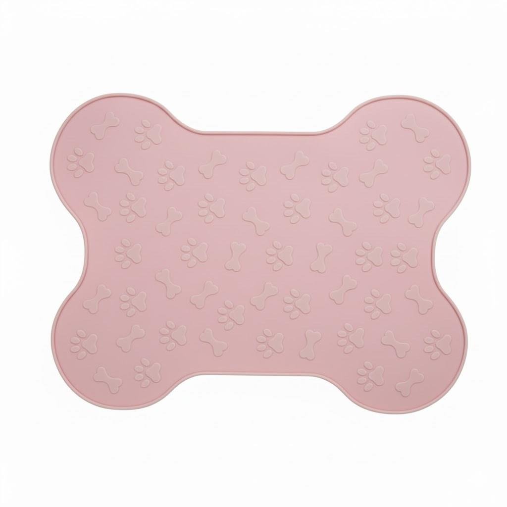 %100 Silikon Kaymaz Köpek Mama Matı 