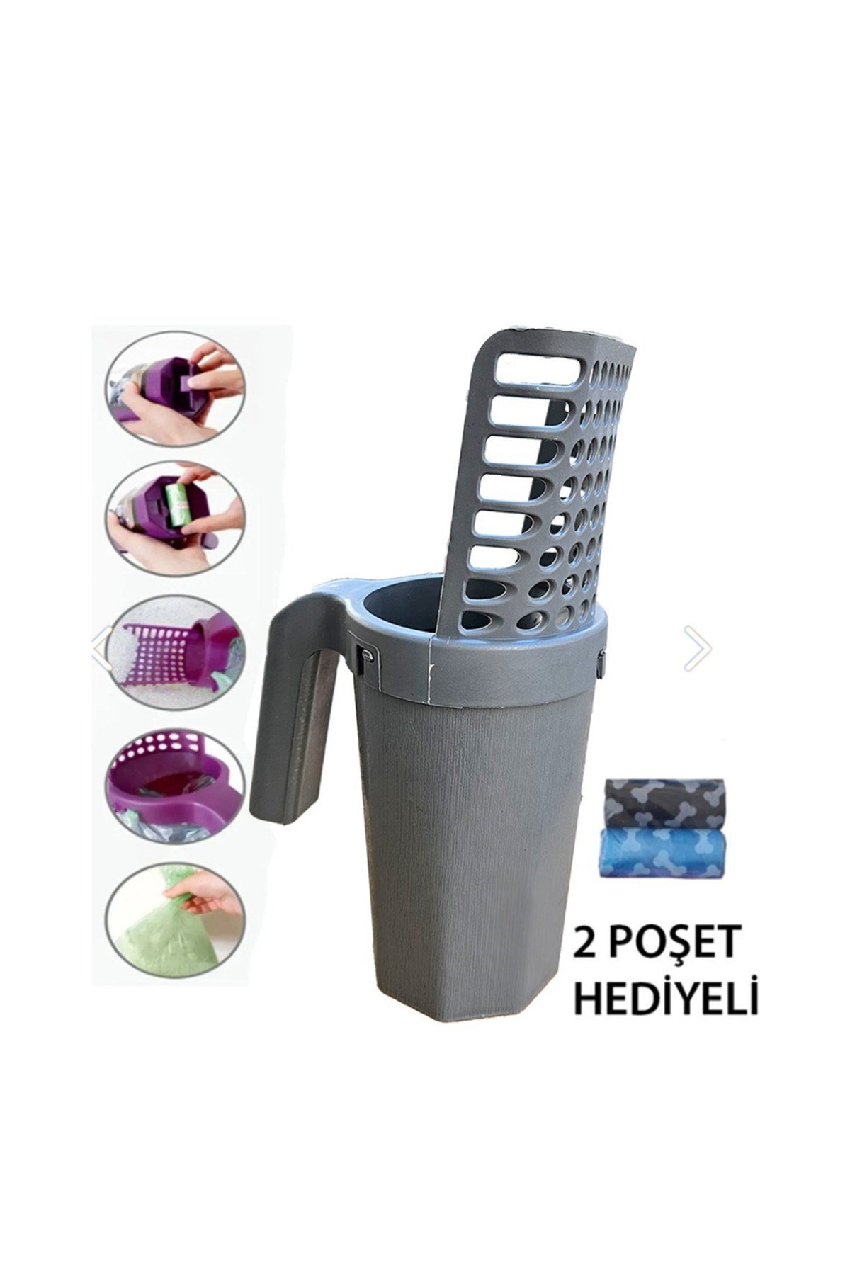 Akıllı Poşetli Kum Küreği