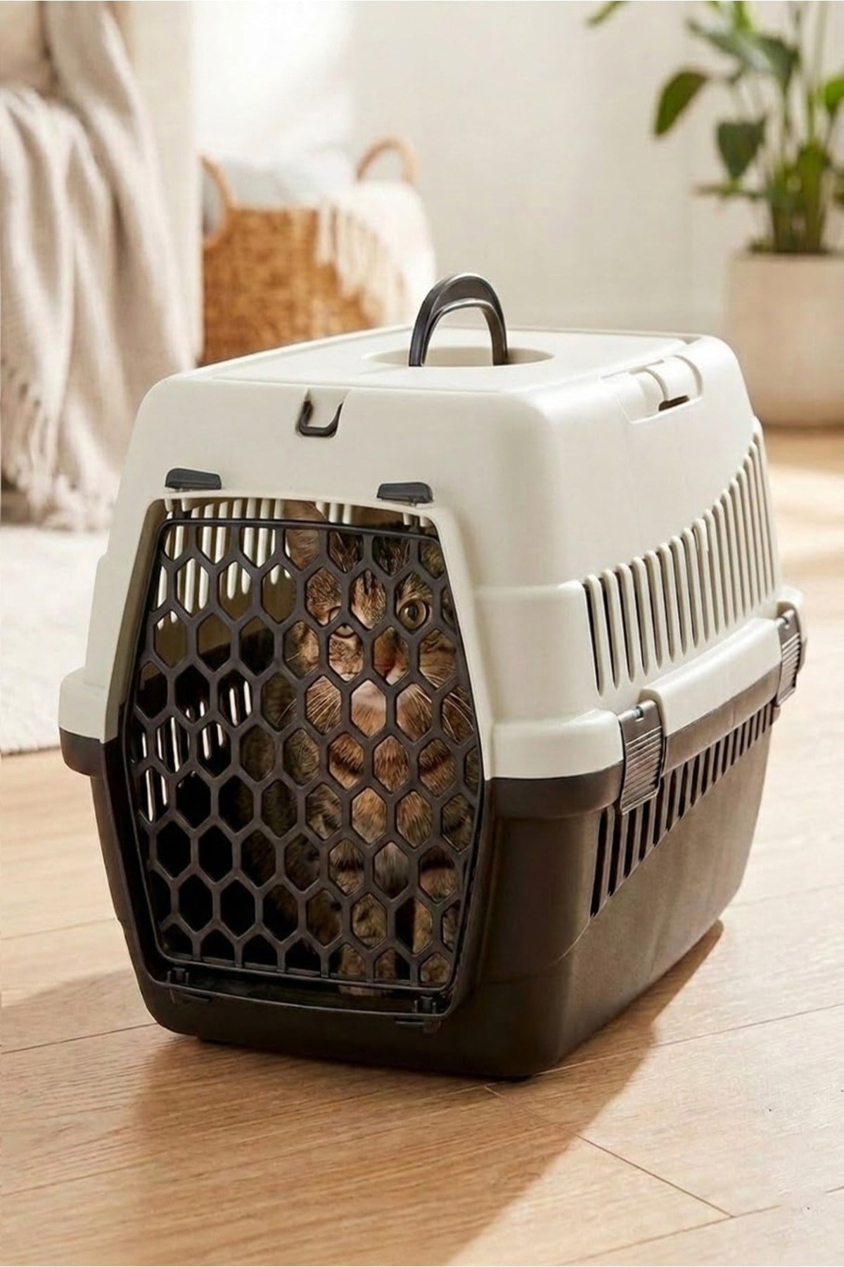 Askılı Kedi Köpek (Evcil Hayvan) Taşıma Çantası Küçük Boy