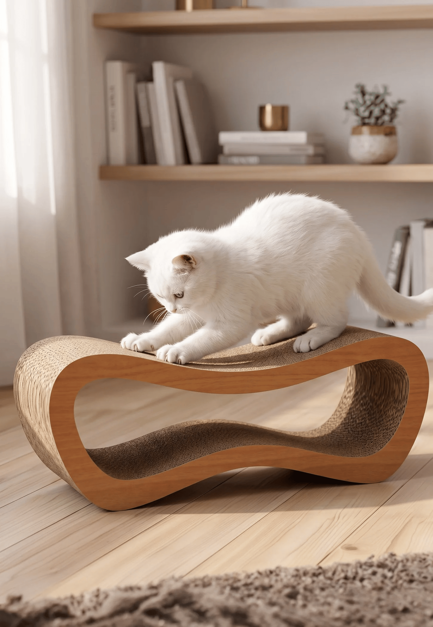 Dekoratif Kedi Tırmalama Kanepesi
