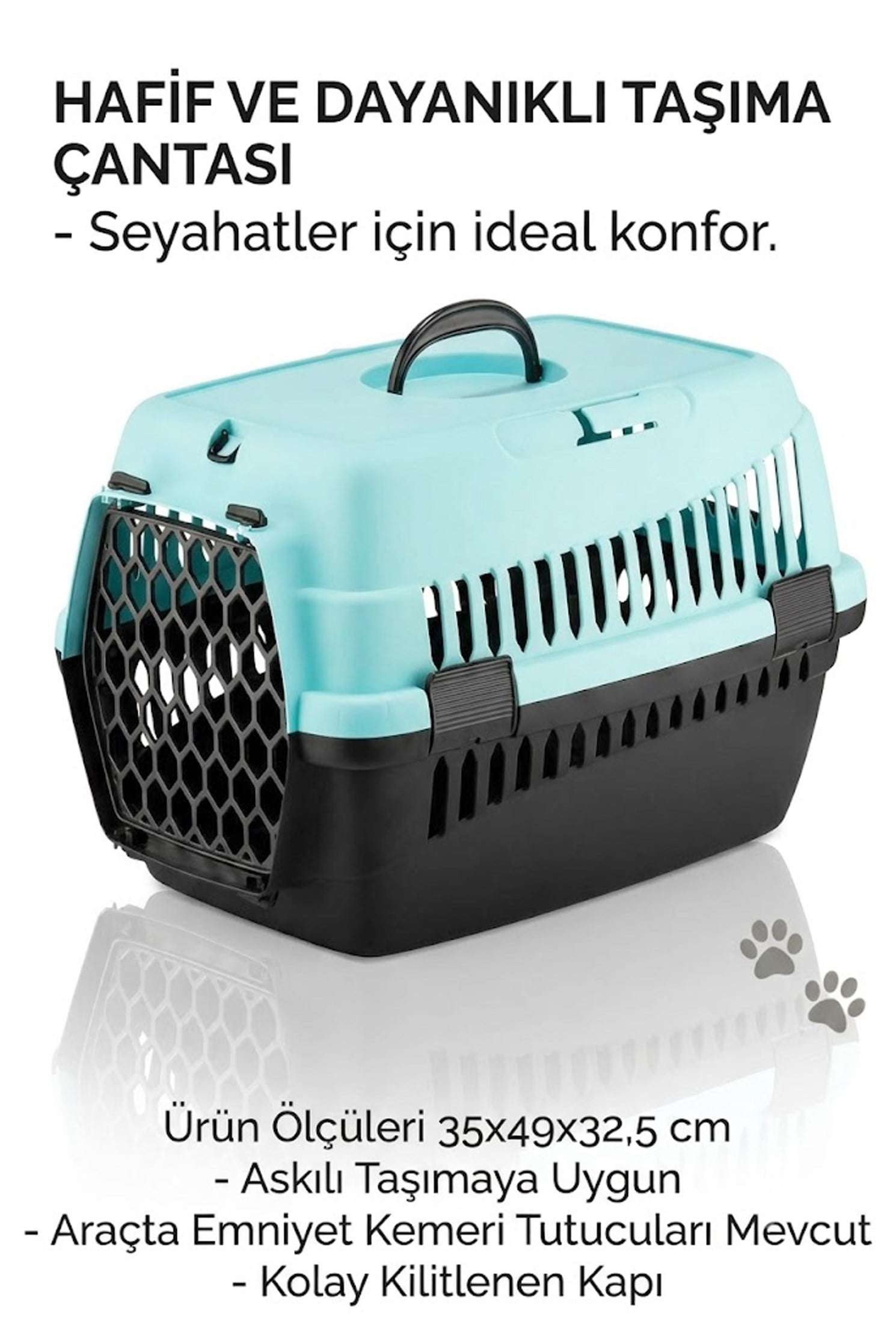 Elekli Kapalı Kedi Tuvaleti Başlangıç Seti - Taşıma Çantası, Paspas  (Kürek ve Mama Kapı Hediyeli)