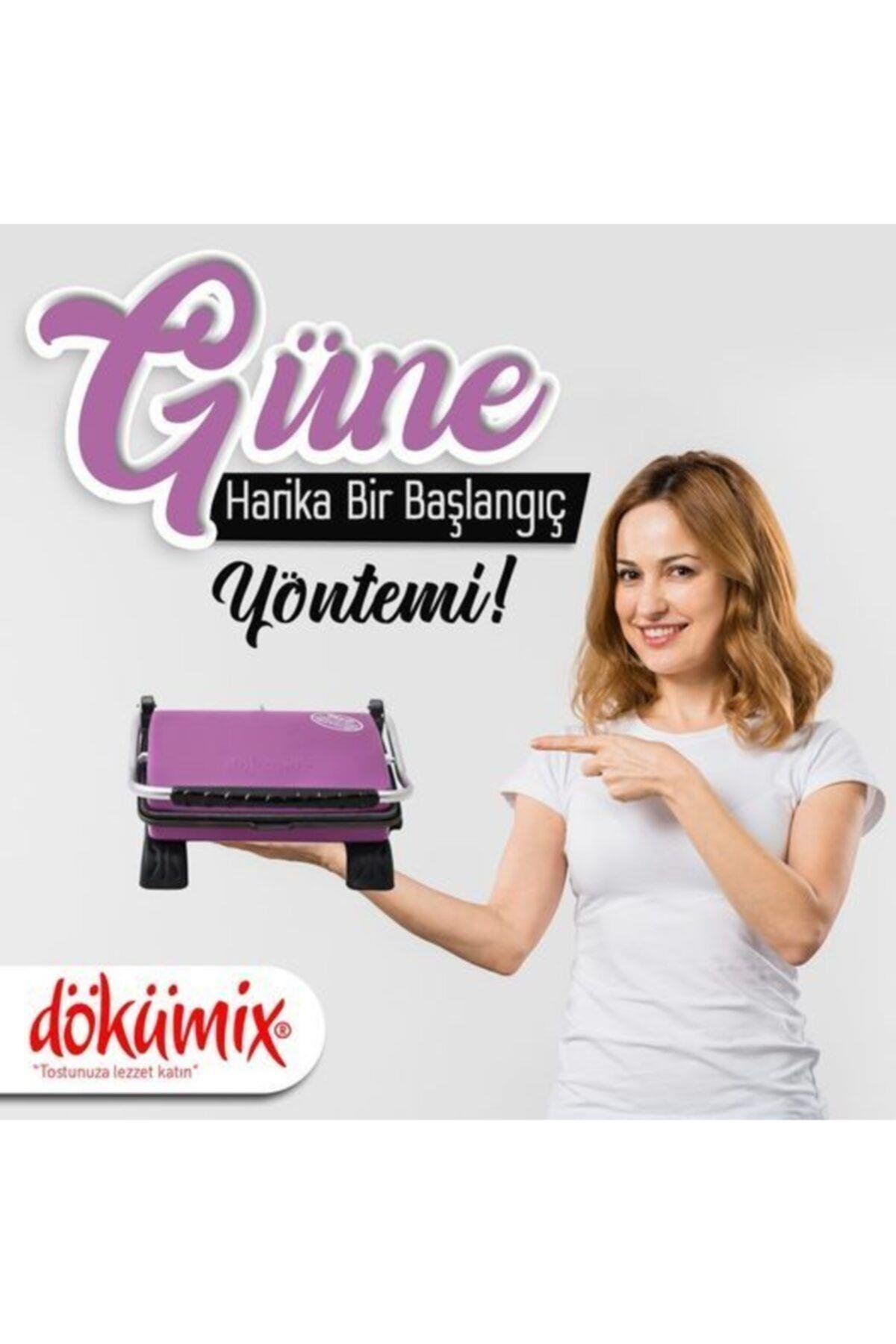 Organik Demir Döküm Kaplamasız Tost Makinası () Mor Fırça