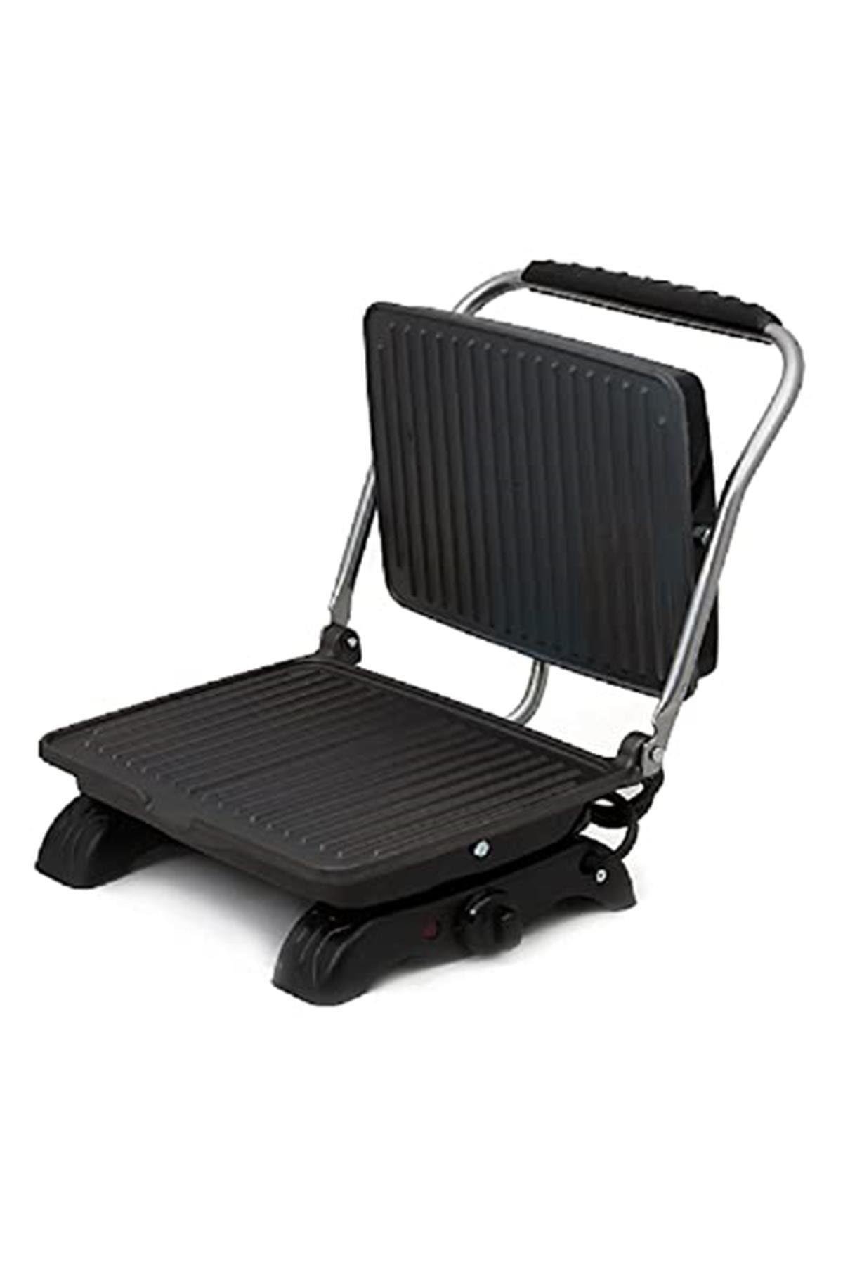 Organik (kaplamasız ) Demir Döküm Tost Makinası 1800 Watt (siyah)