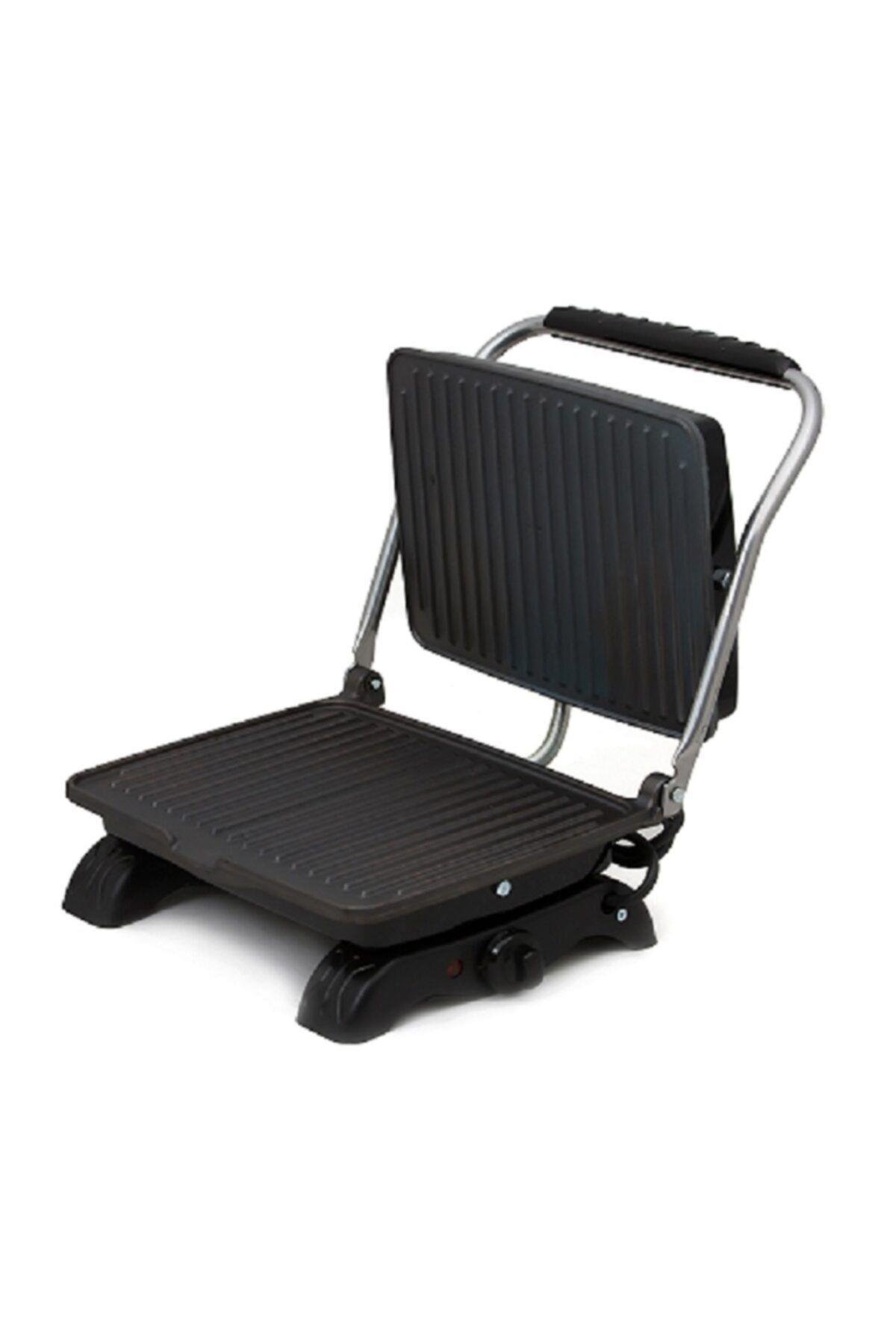 Organik Pik Demir Döküm Kaplamasız & Anti Kanserojen Ev Tipi Tost Makinası Dkmx Siyah 1800w + Fırça