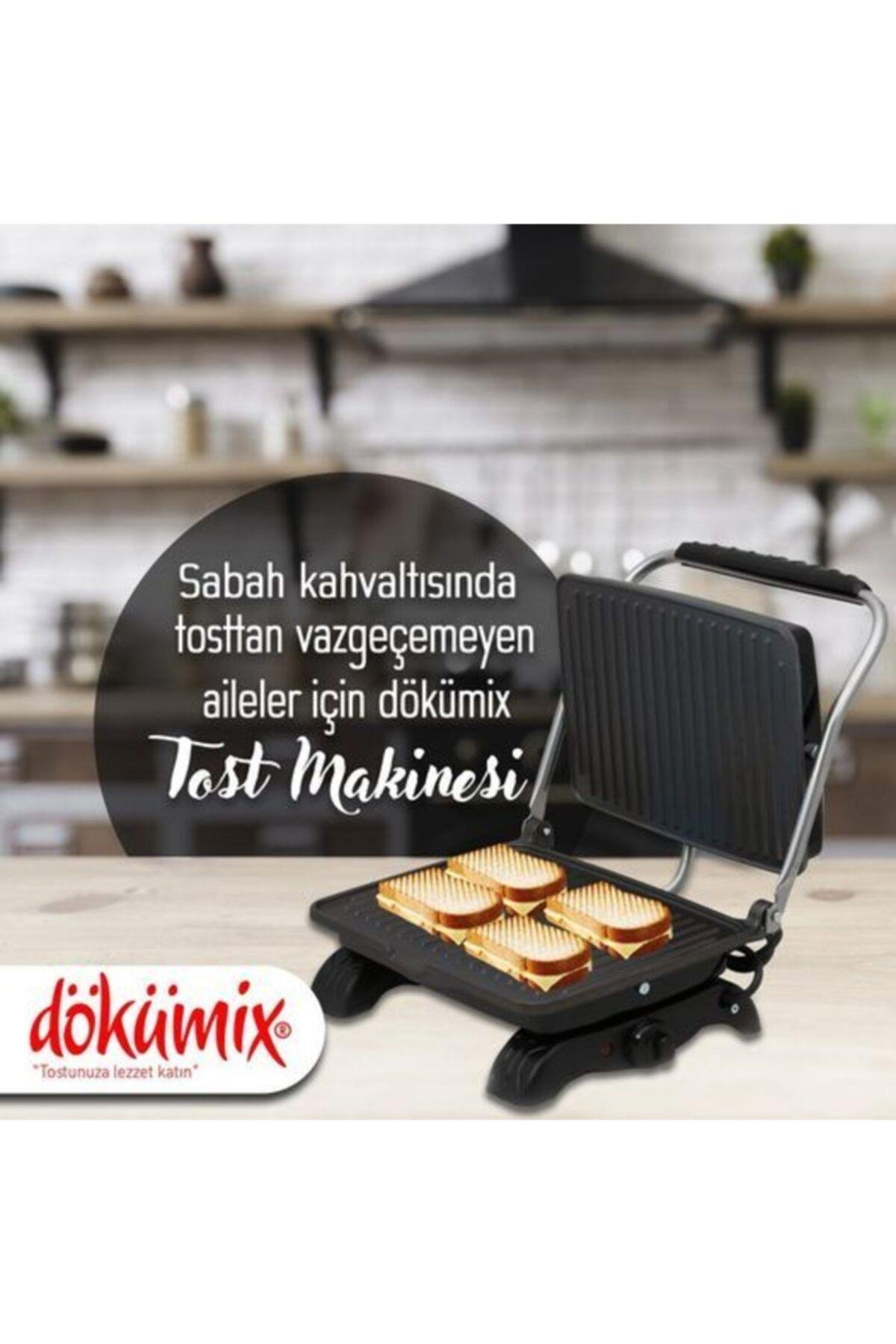 Organik Pik Demir Döküm Tost Makinası Temizleme Fırça Hediyeli