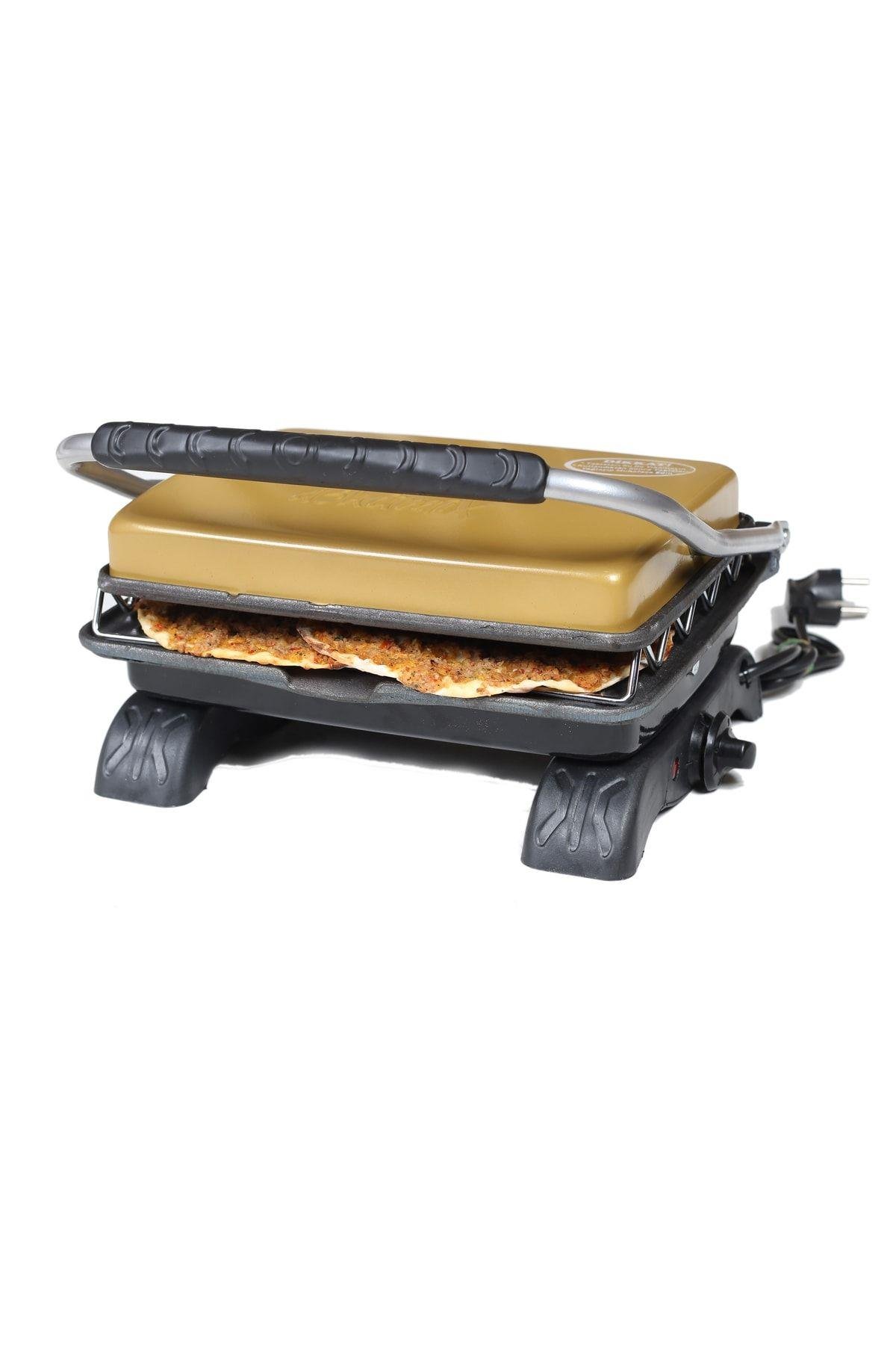 Plus Organik Demir Döküm Izgara & Tost Makinası Rosegold Izgara Aparatlı&fırçalı