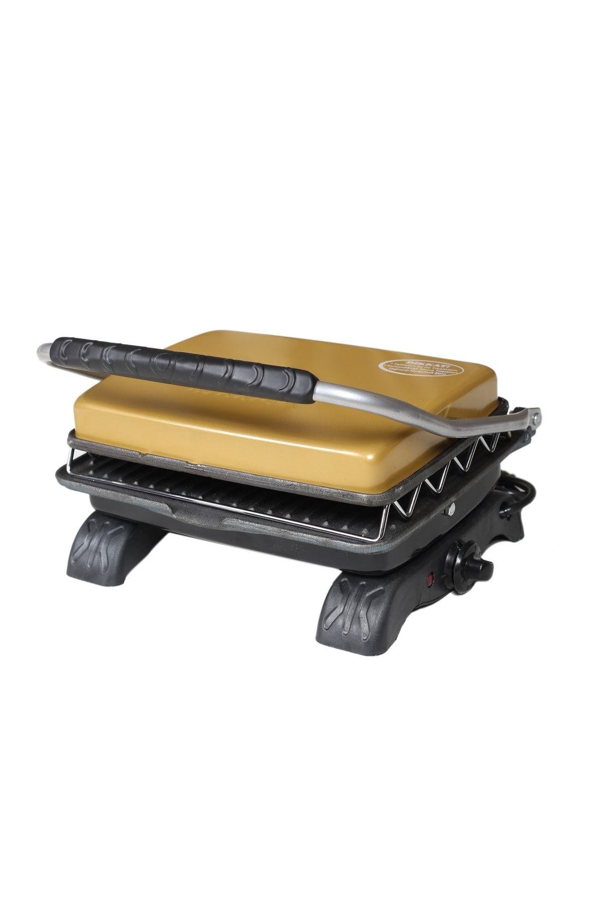 Plus Organik Demir Döküm Izgara & Tost Makinası Rosegold Izgara Aparatlı&fırçalı