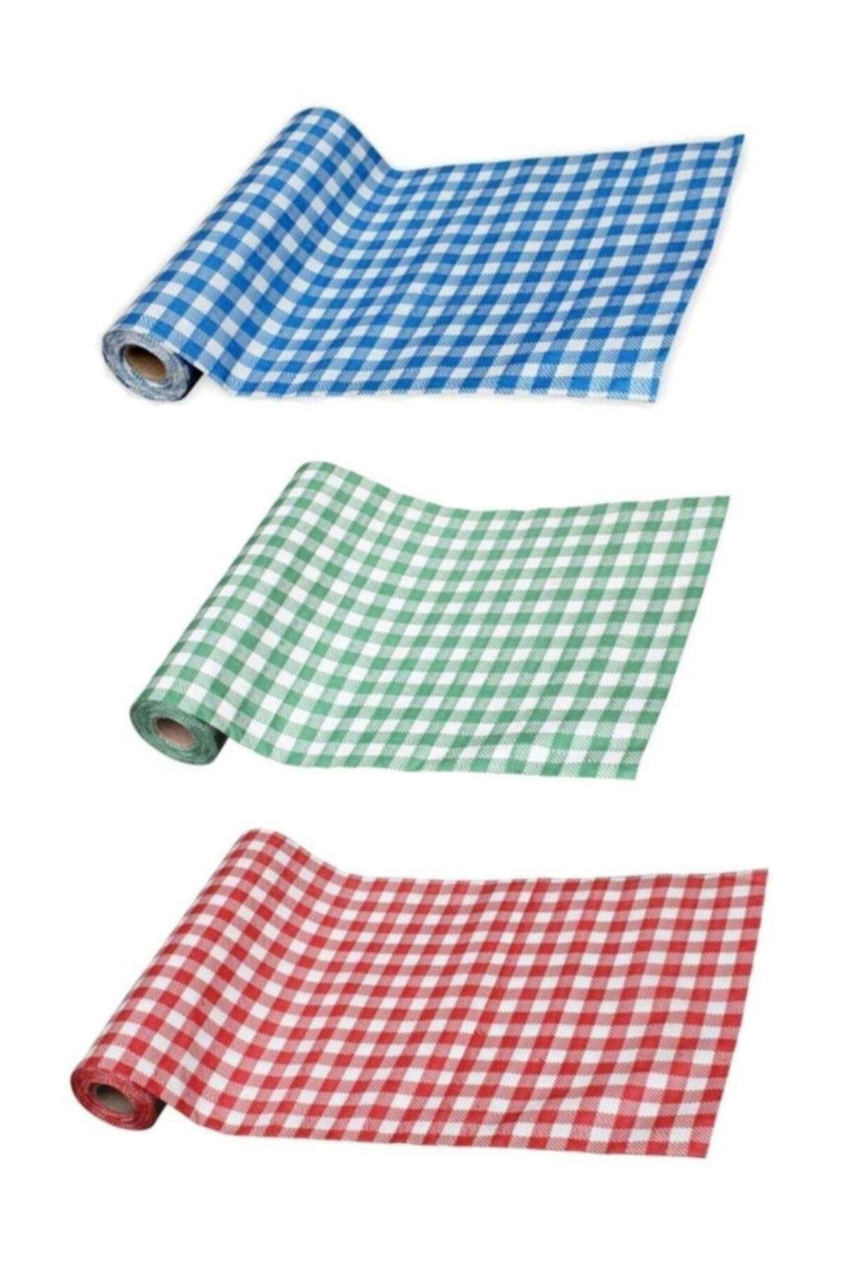 Tek Kullanımlık Masa ,aktivite Ve Mama Sandalyesi Örtüsü 3’lü Rulo 100x120 Pötükare Desenli