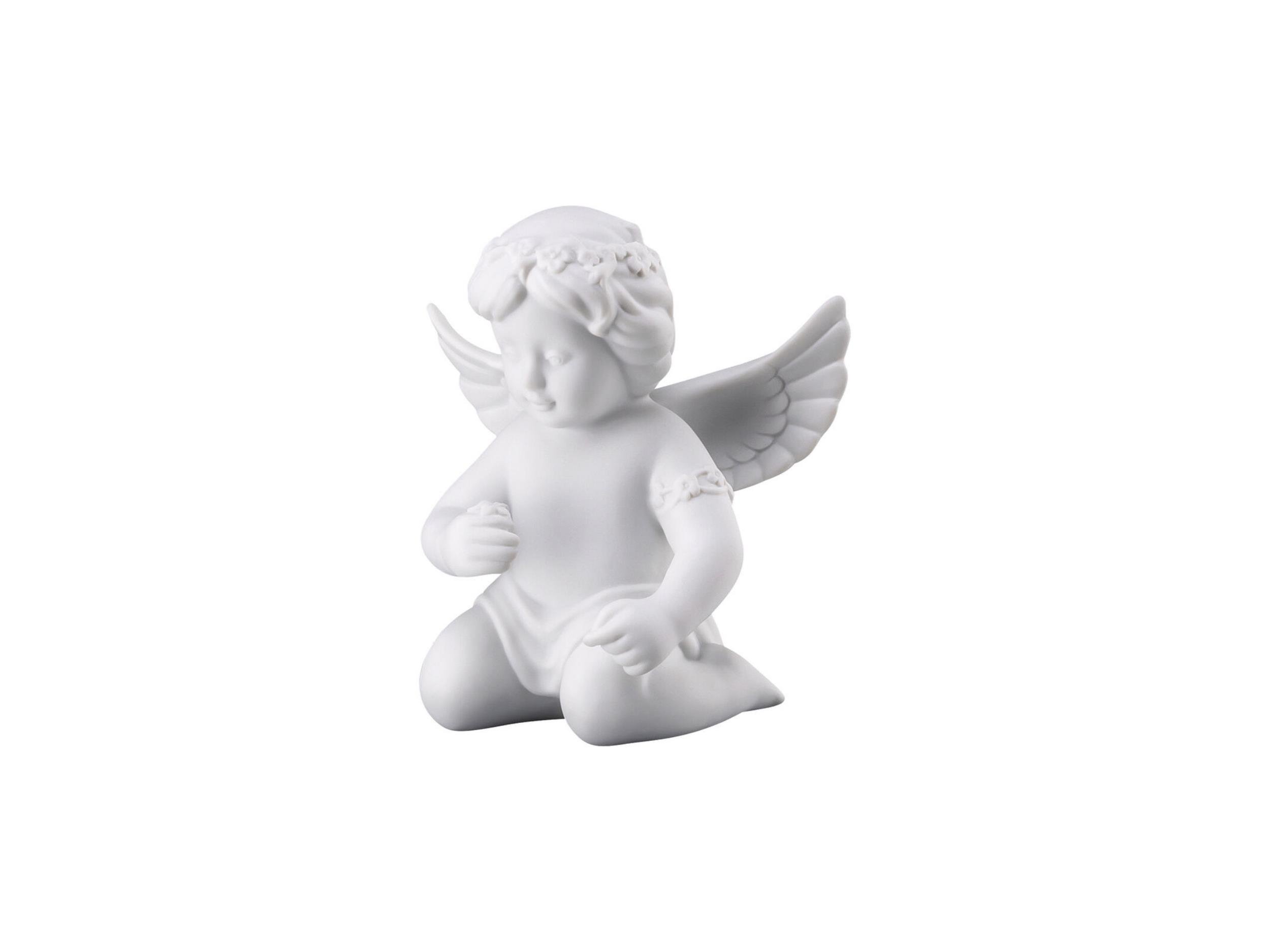 Angel with Floral Wreath 10 cm