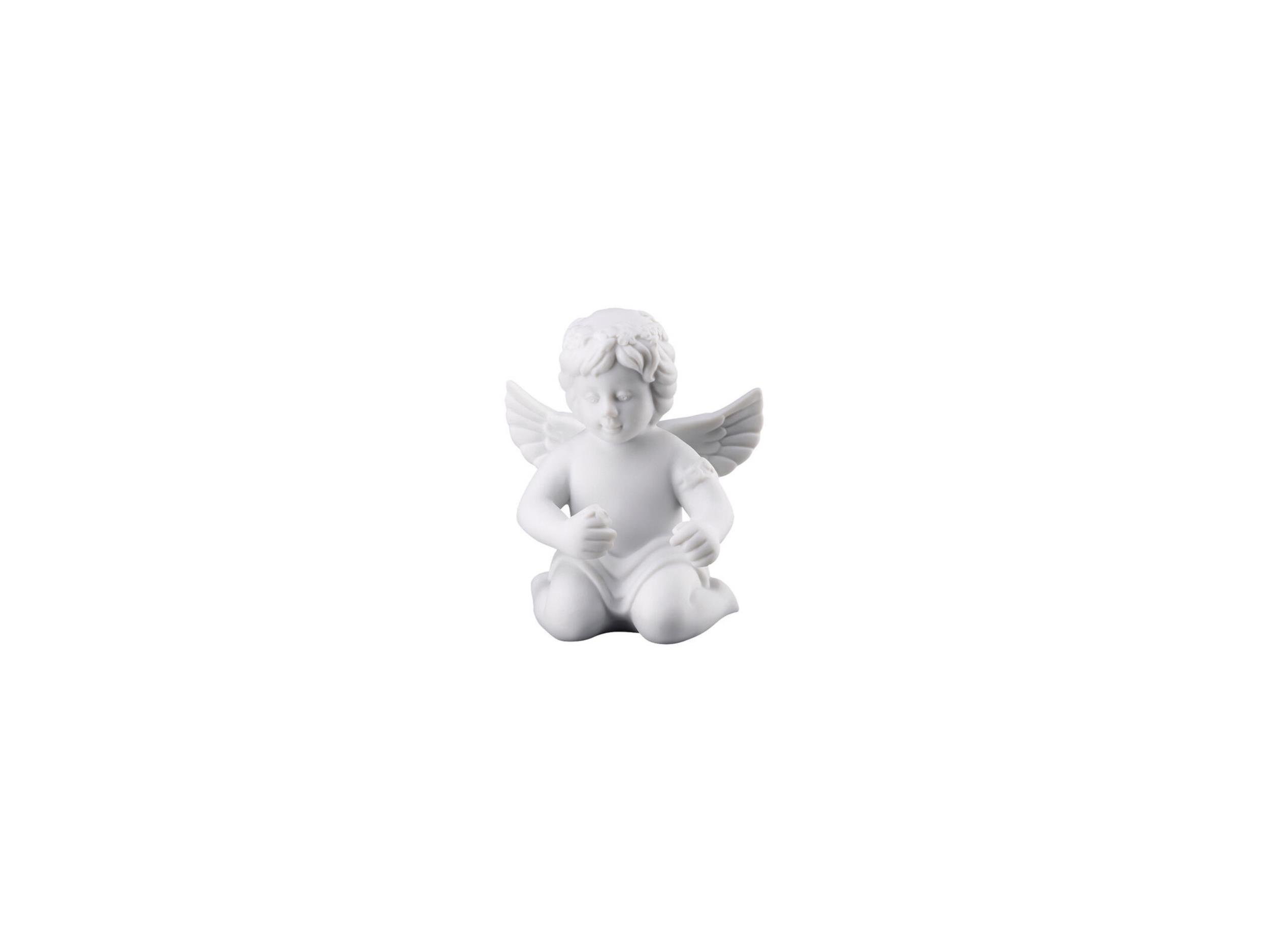 Angel with Floral Wreath 6 cm