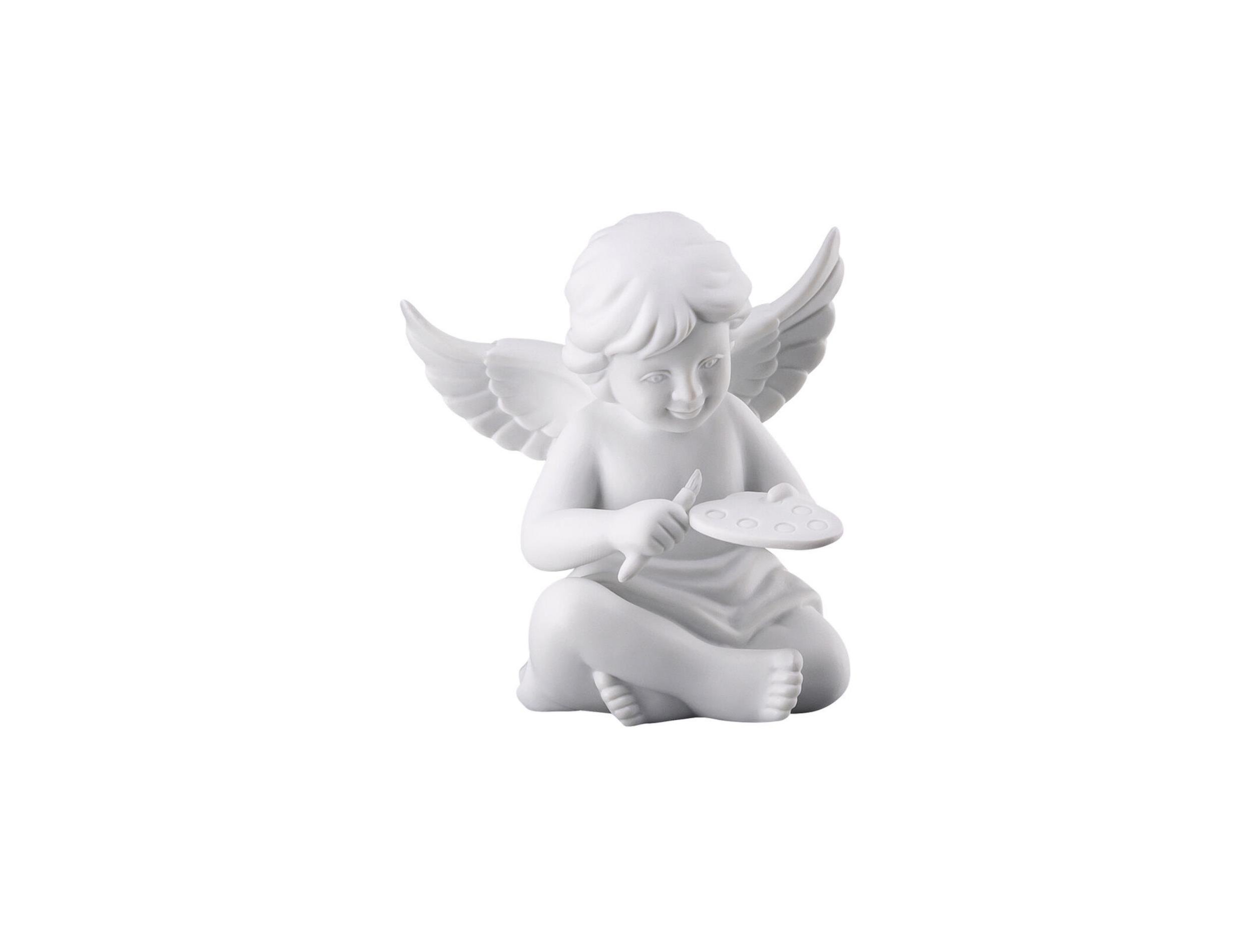 Angel with Painter s Palette 10 cm